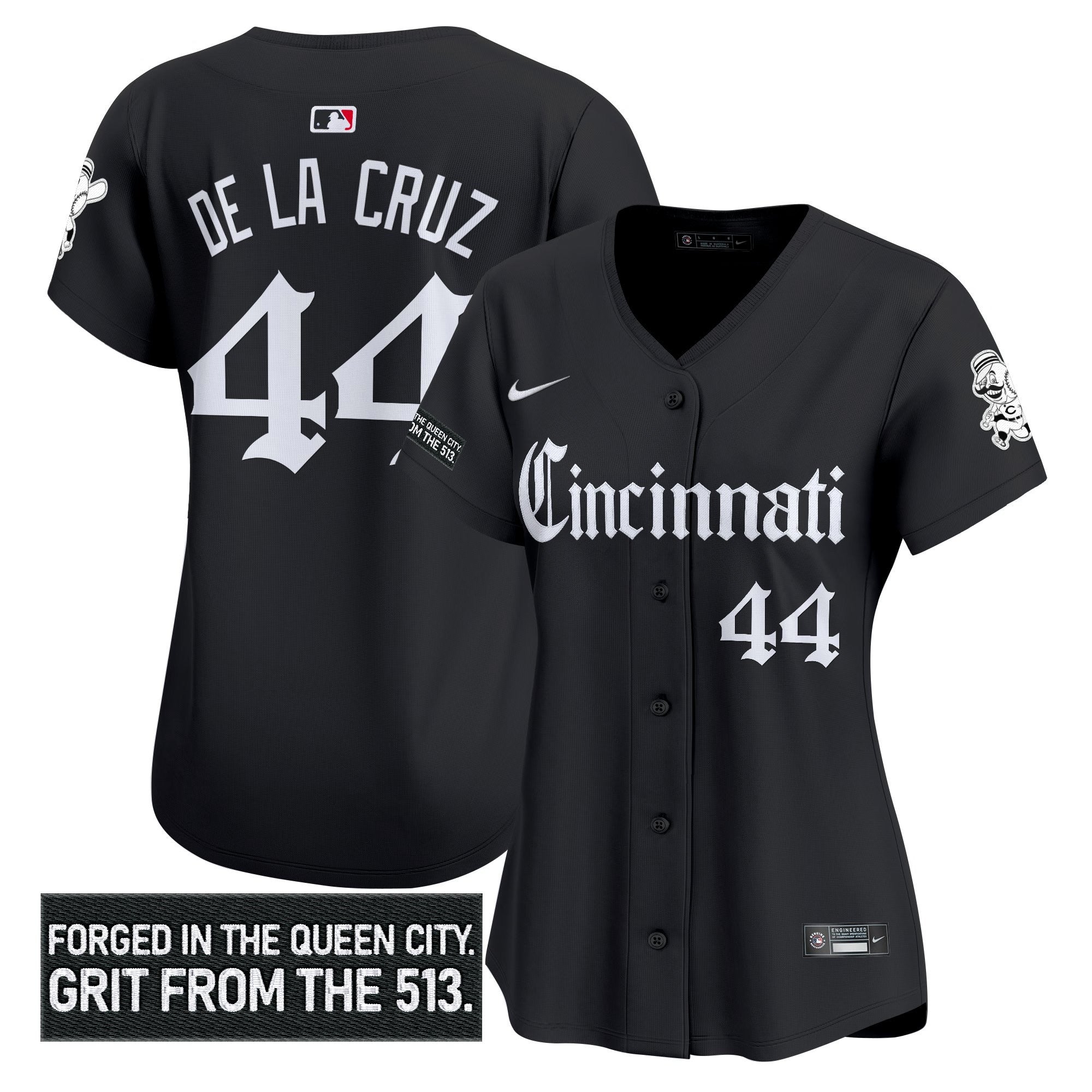 Women's CIN 'Gothic Queen City Edition' Vapor Premier Limited Jersey - Stitched
