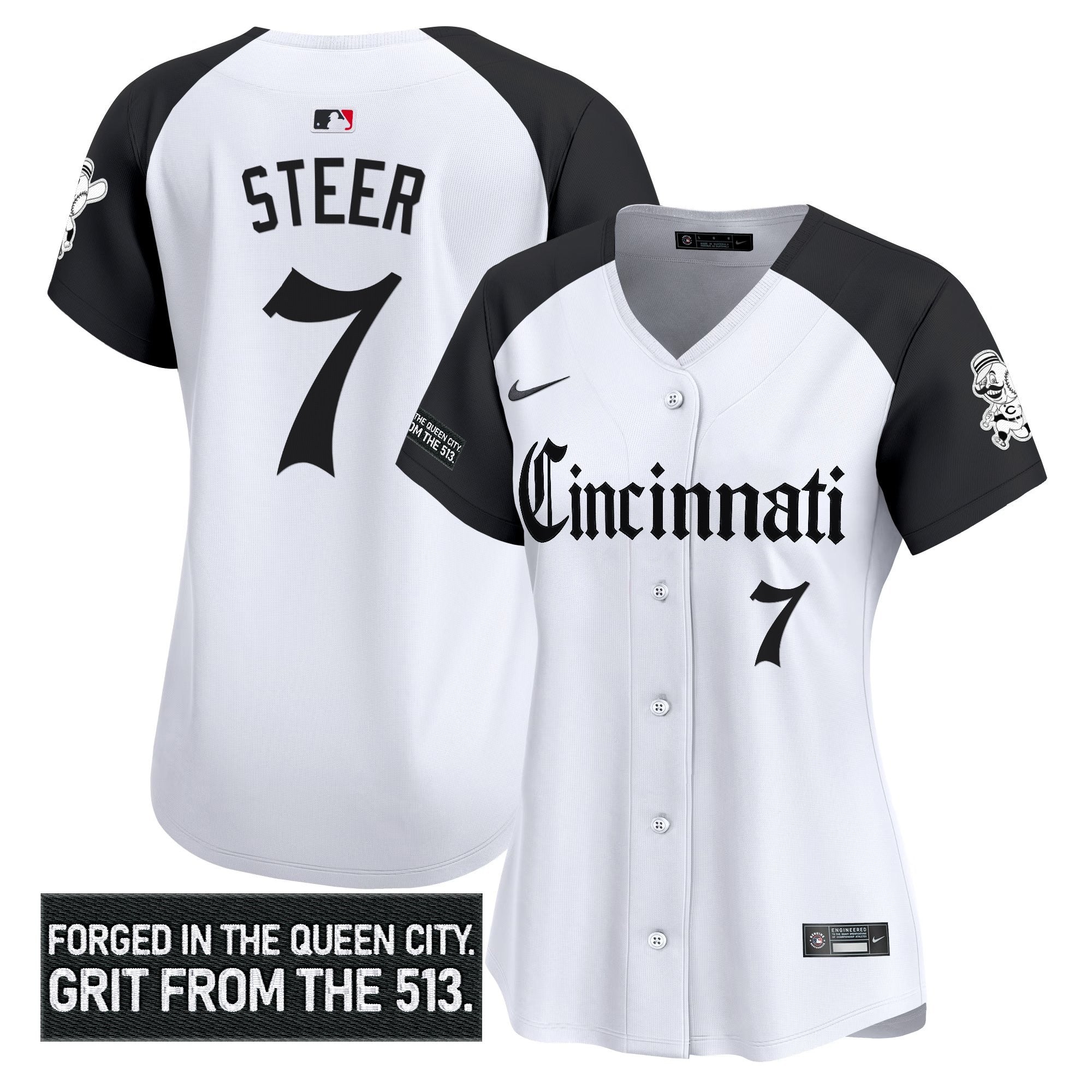 Women's CIN 'Gothic Queen City Edition' Vapor Premier Limited Jersey - Stitched