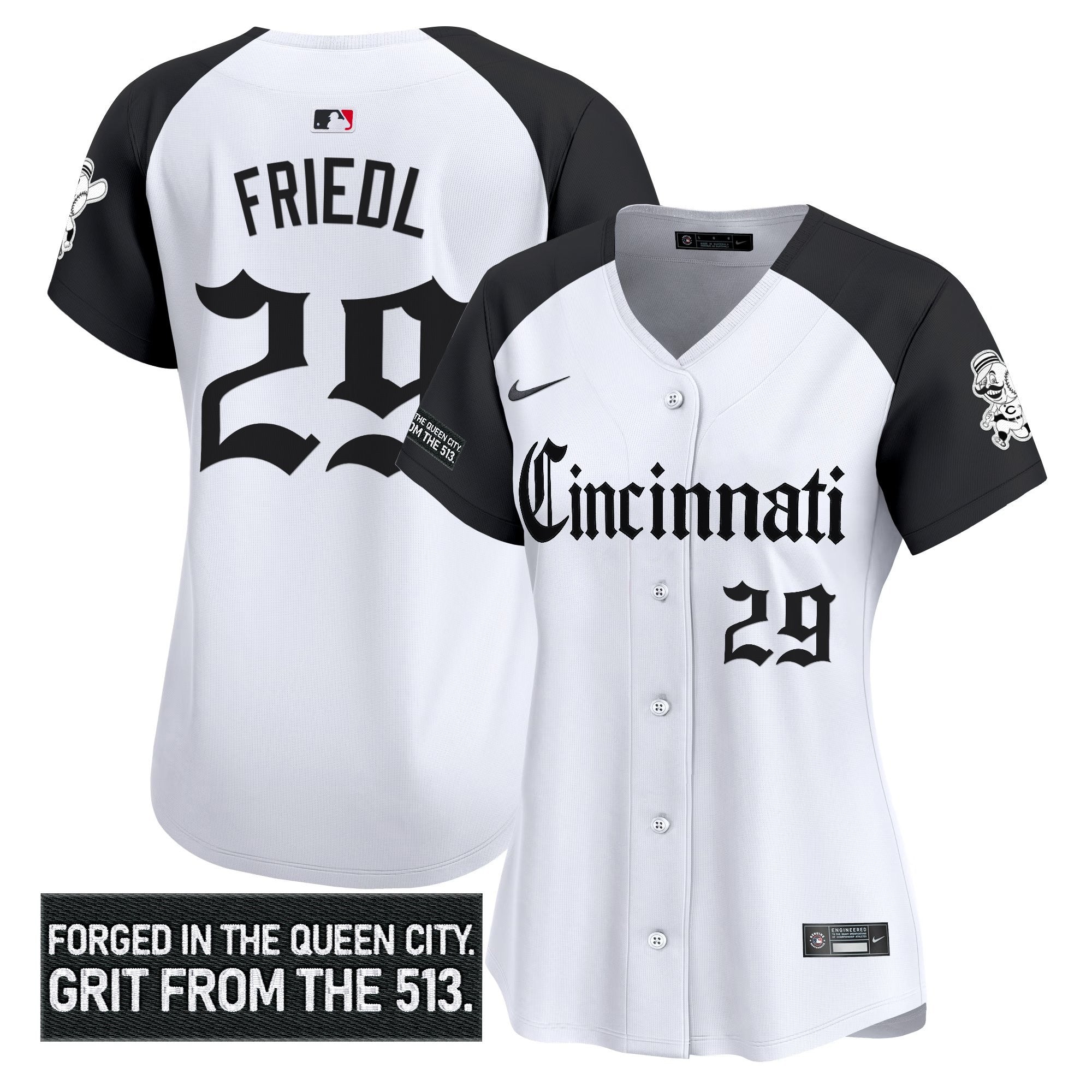 Women's CIN 'Gothic Queen City Edition' Vapor Premier Limited Jersey - Stitched