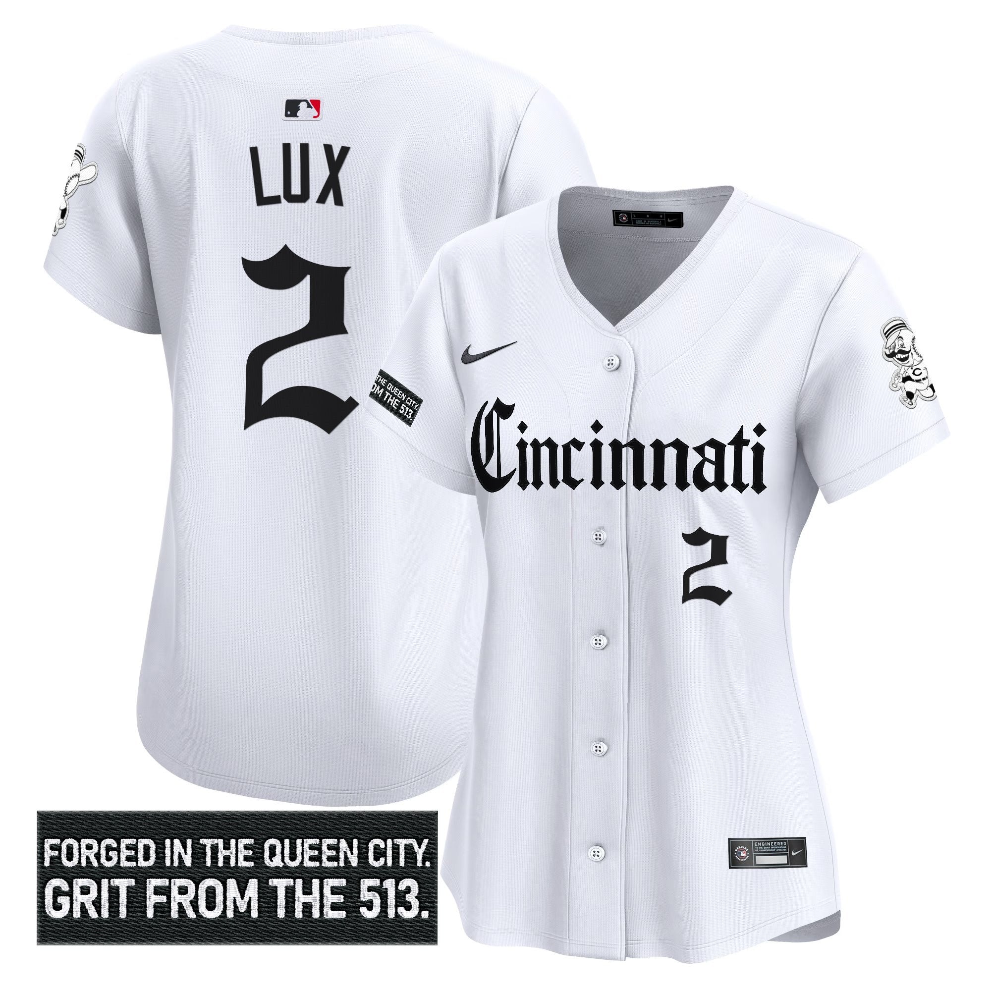 Women's CIN 'Gothic Queen City Edition' Vapor Premier Limited Jersey - Stitched