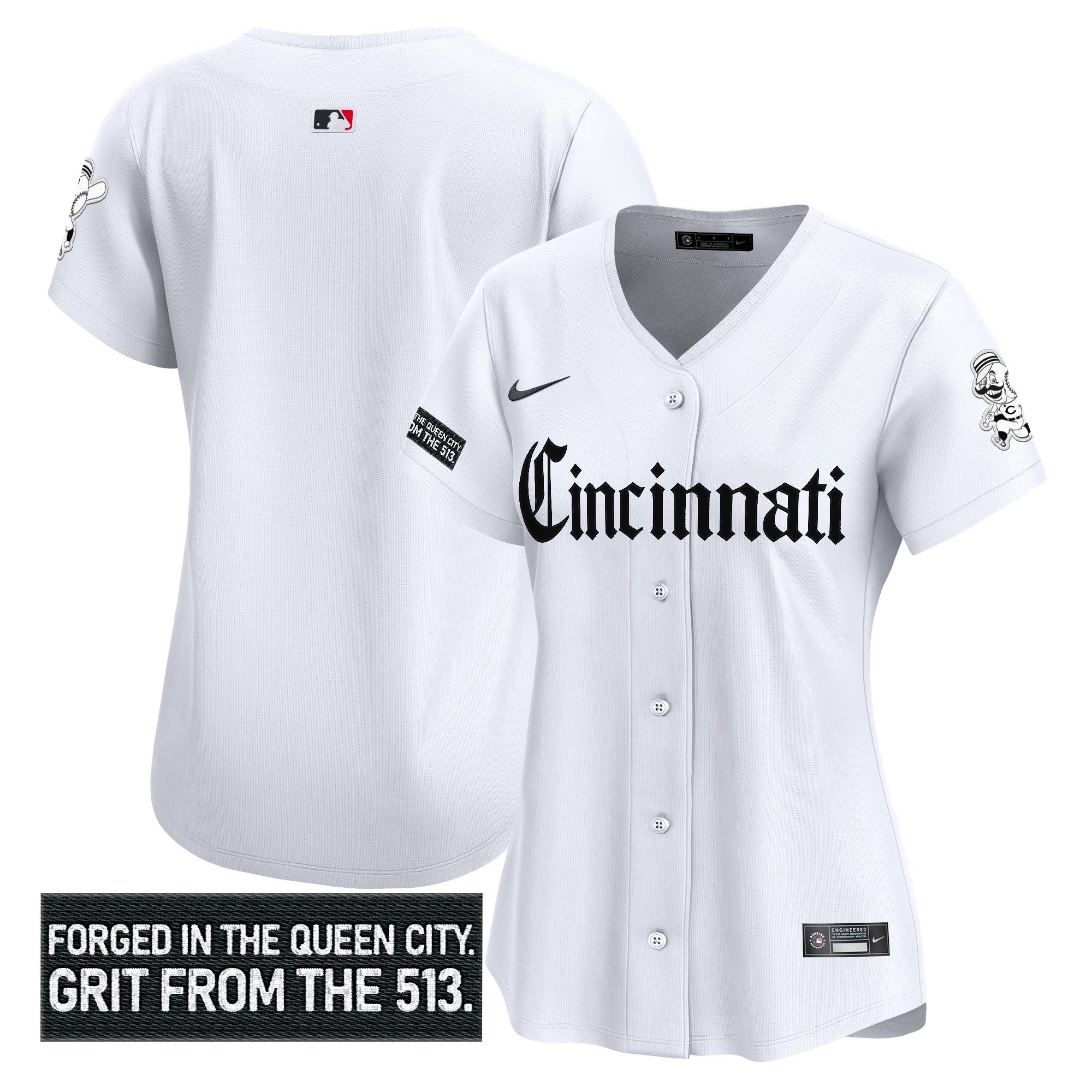 Women's CIN 'Gothic Queen City Edition' Vapor Premier Limited Jersey - Stitched