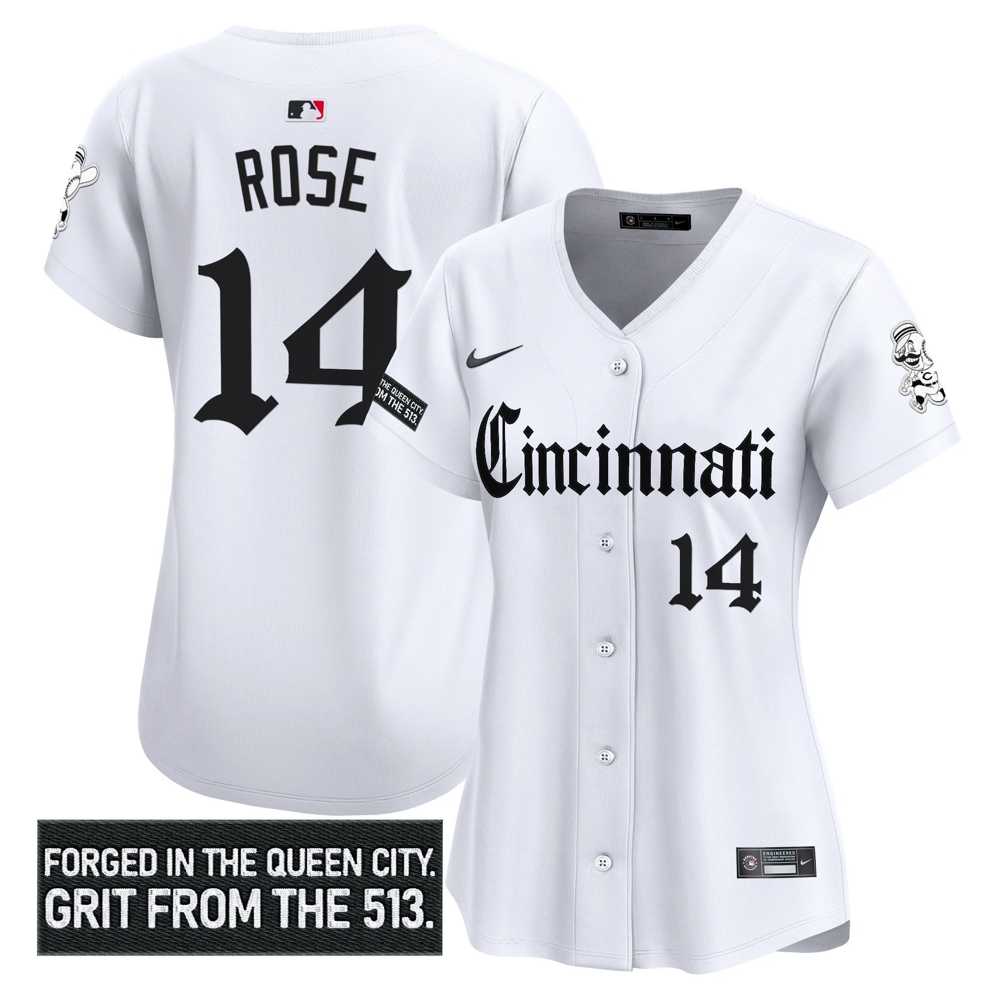 Women's CIN 'Gothic Queen City Edition' Vapor Premier Limited Jersey - Stitched