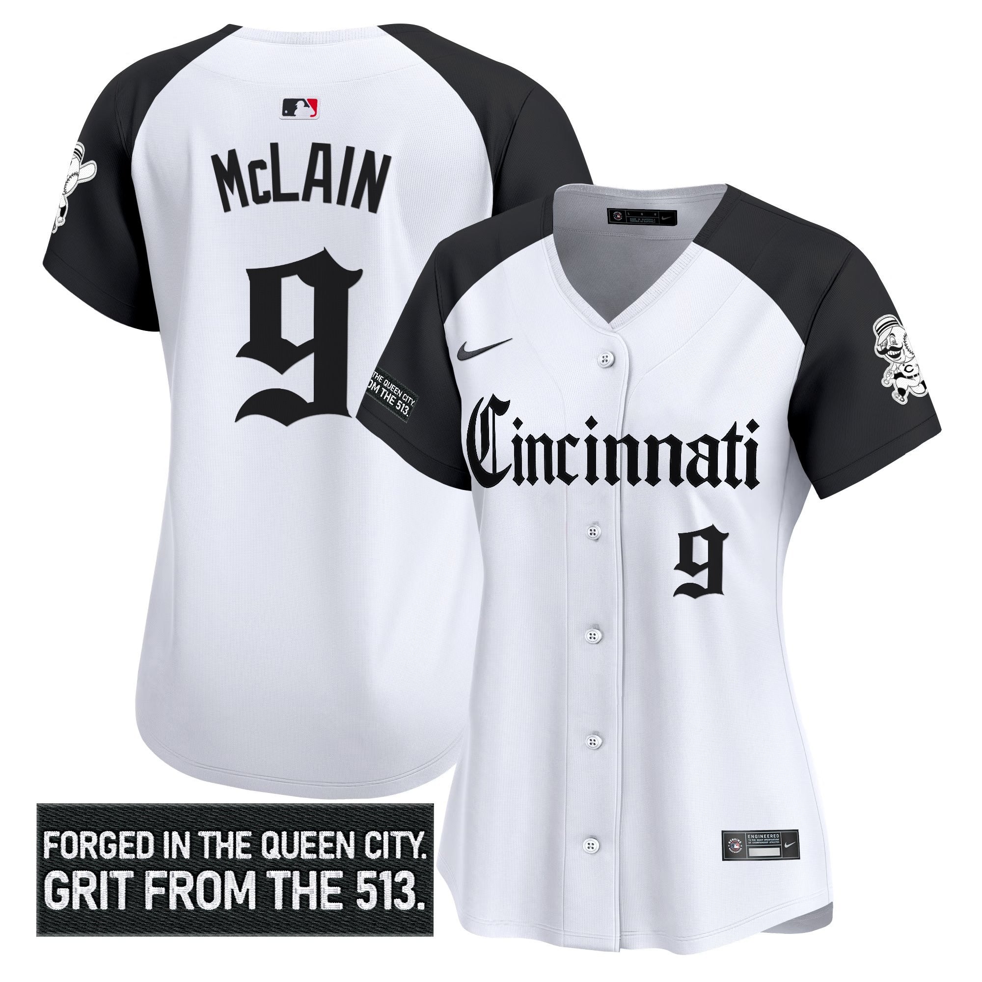 Women's CIN 'Gothic Queen City Edition' Vapor Premier Limited Jersey - Stitched