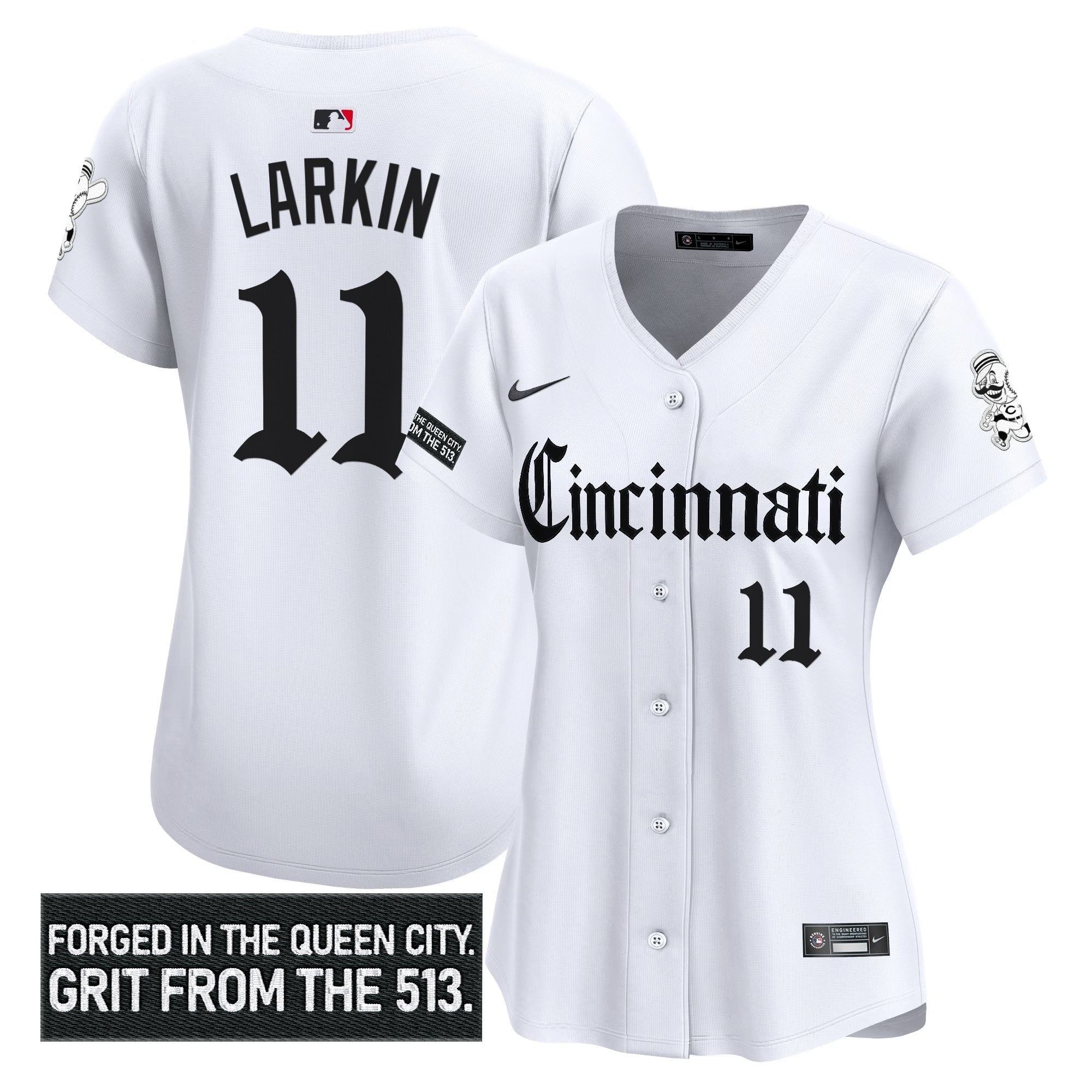Women's CIN 'Gothic Queen City Edition' Vapor Premier Limited Jersey - Stitched