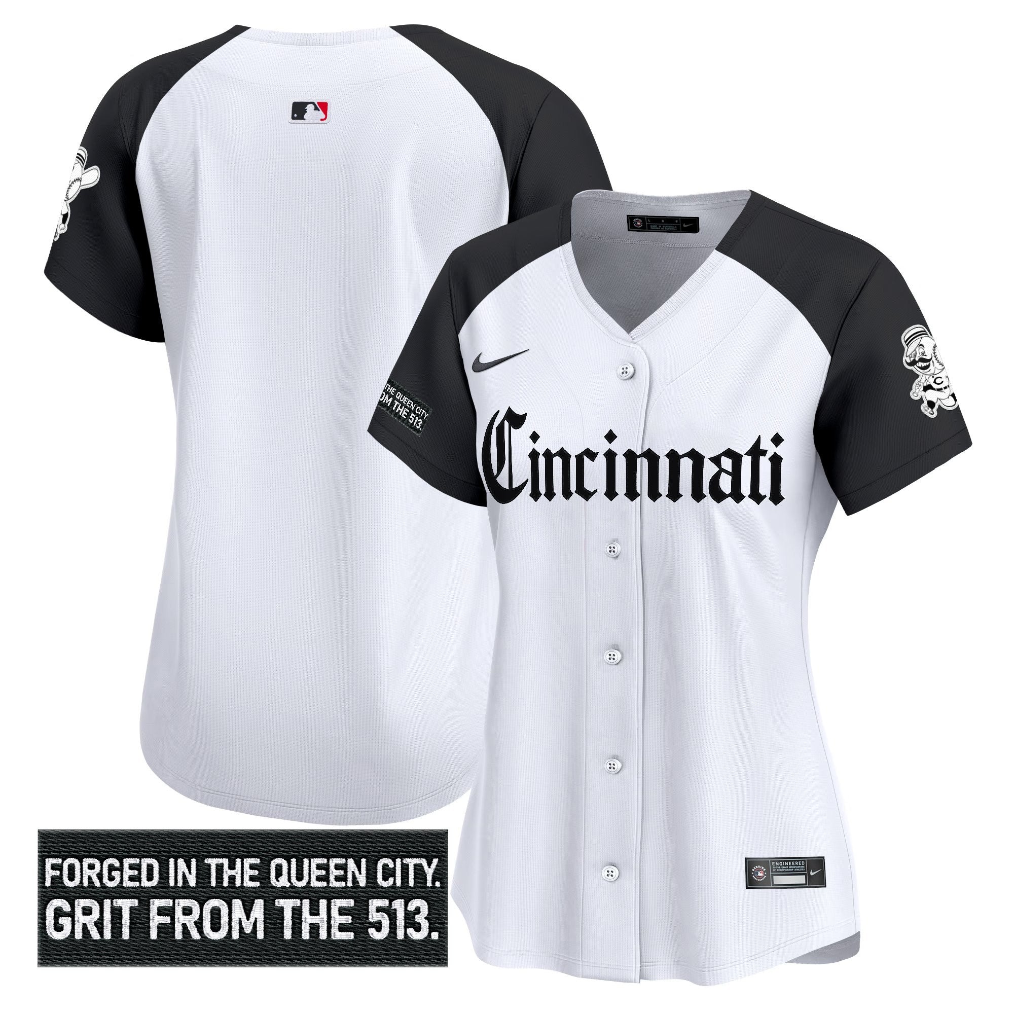 Women's CIN 'Gothic Queen City Edition' Vapor Premier Limited Jersey - Stitched
