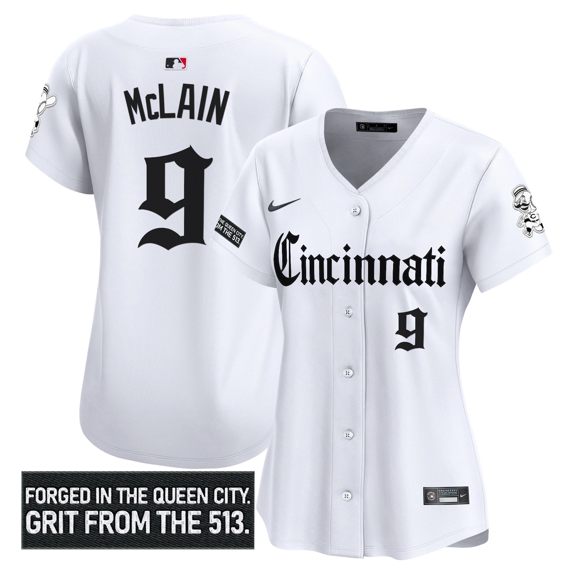 Women's CIN 'Gothic Queen City Edition' Vapor Premier Limited Jersey - Stitched