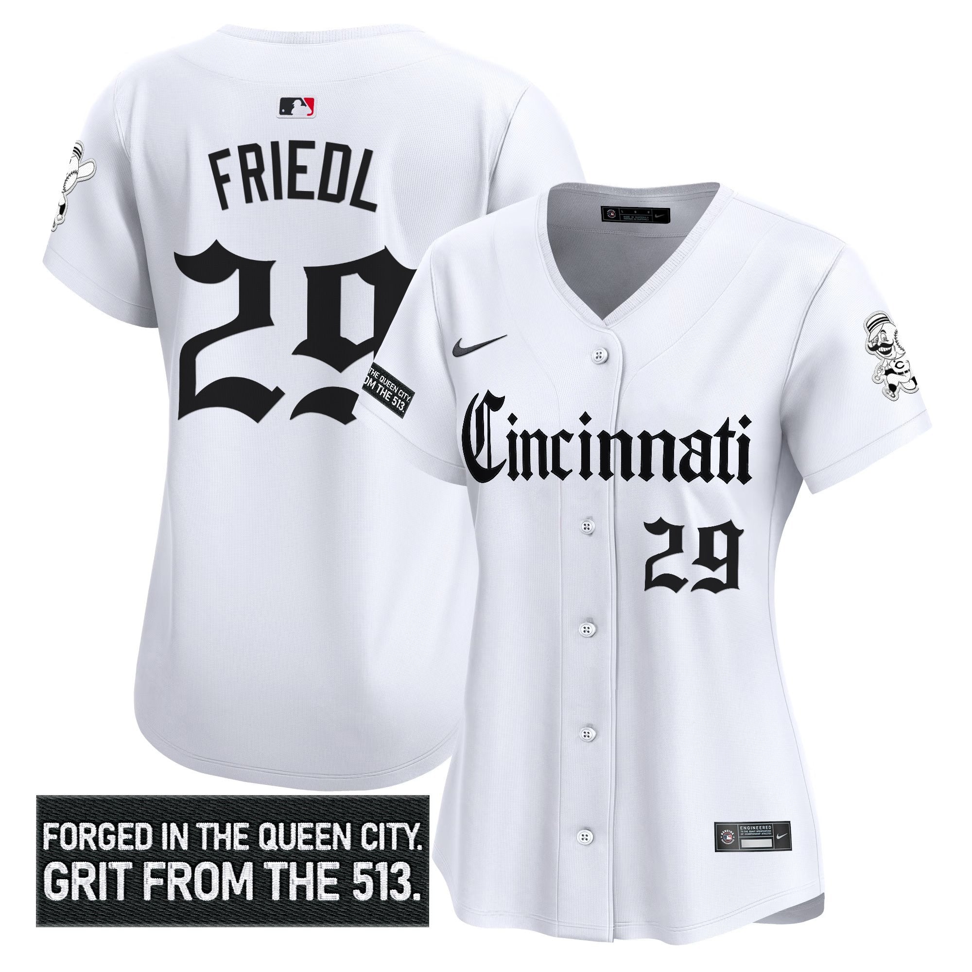 Women's CIN 'Gothic Queen City Edition' Vapor Premier Limited Jersey - Stitched