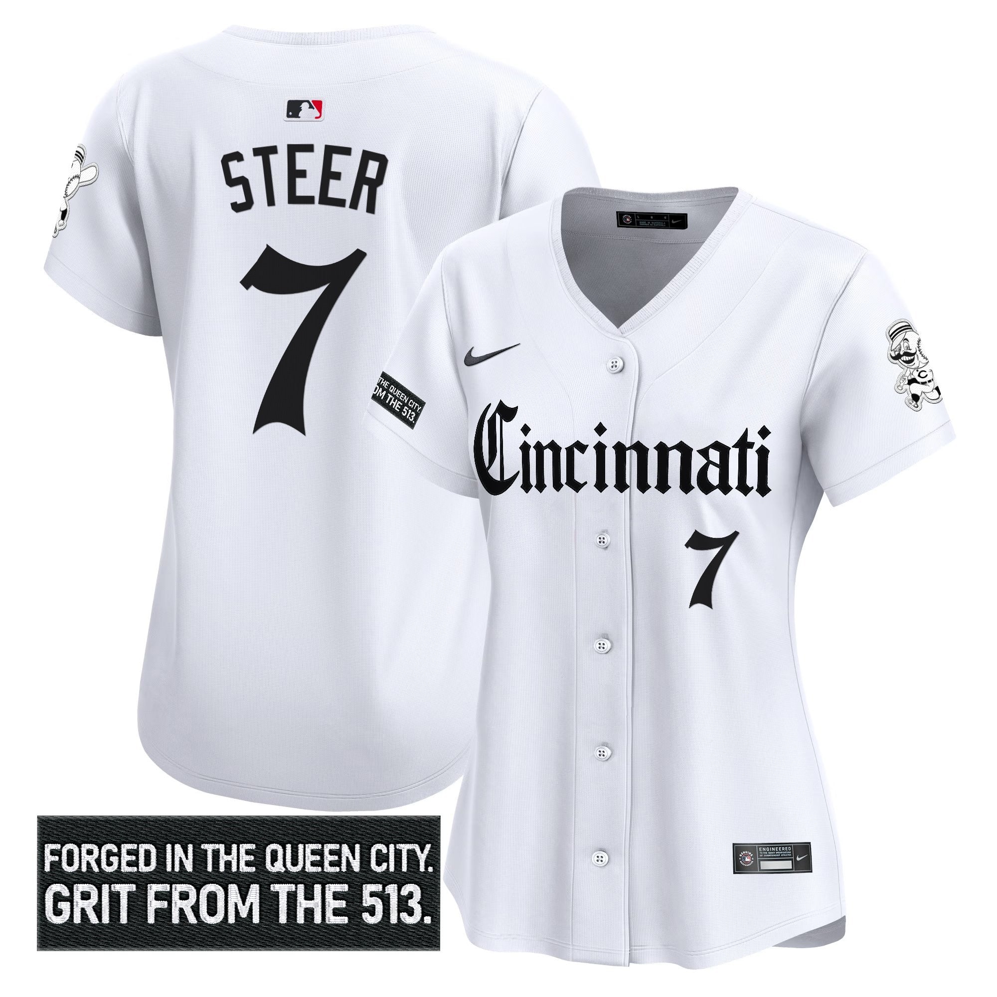 Women's CIN 'Gothic Queen City Edition' Vapor Premier Limited Jersey - Stitched