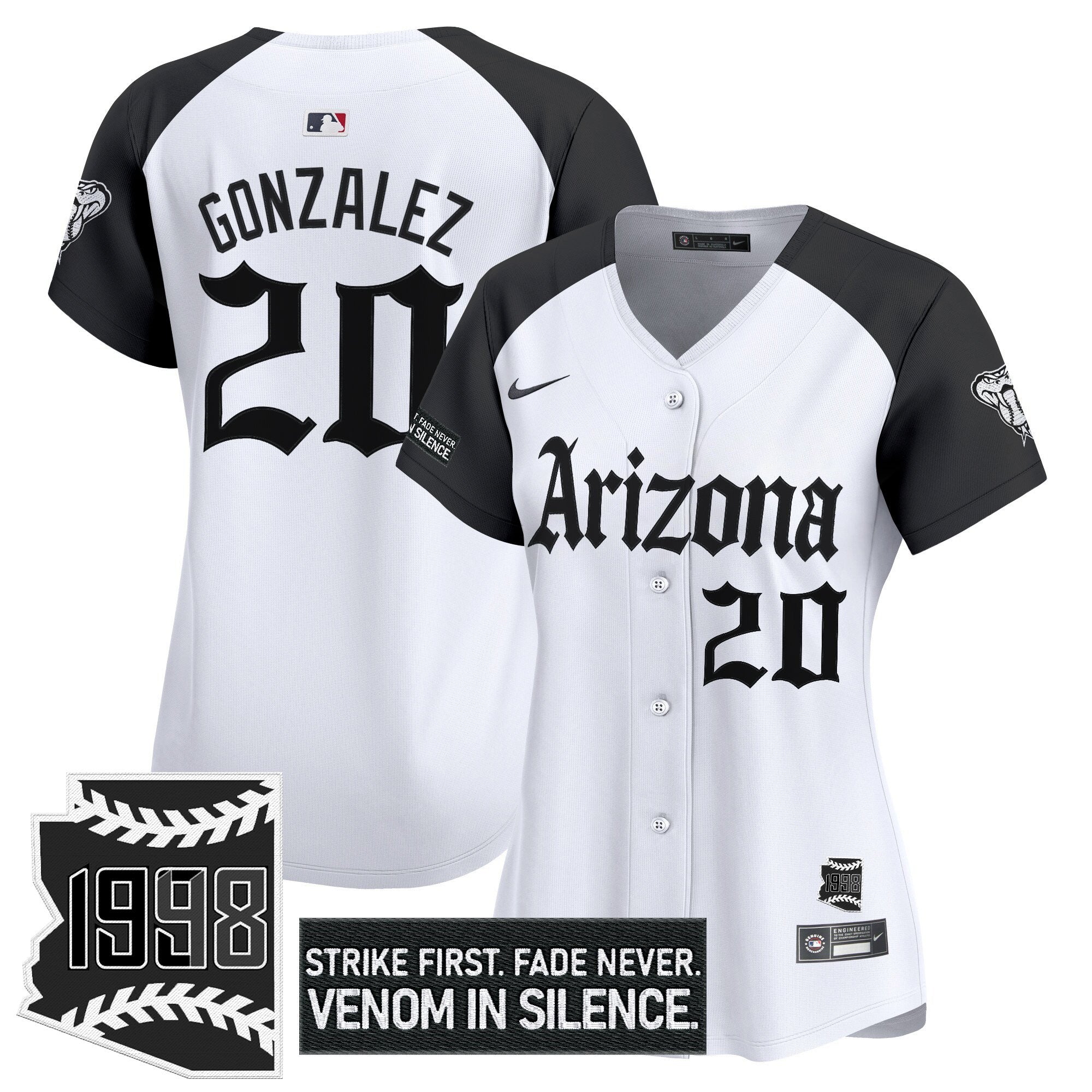 Women's ARI 'Gothic Desert Fang Edition' Vapor Premier Limited Jersey - Stitched