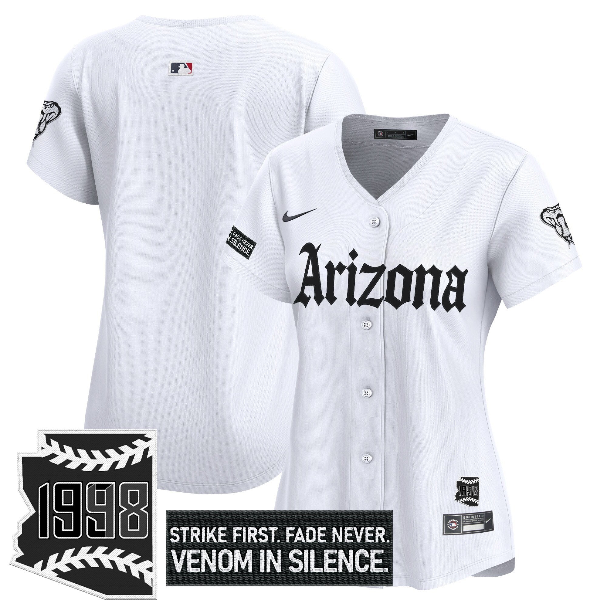 Women's ARI 'Gothic Desert Fang Edition' Vapor Premier Limited Jersey - Stitched
