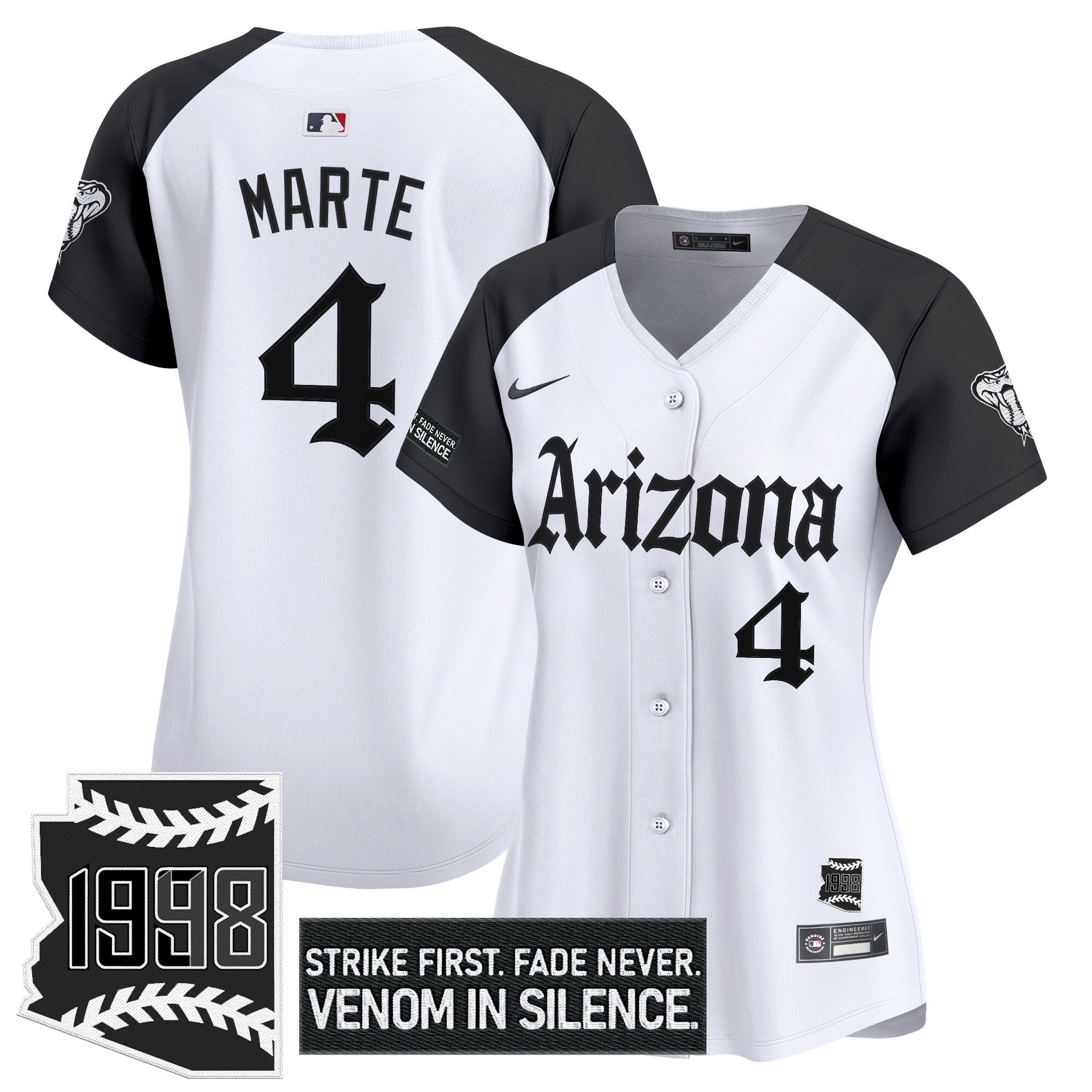 Women's ARI 'Gothic Desert Fang Edition' Vapor Premier Limited Jersey - Stitched