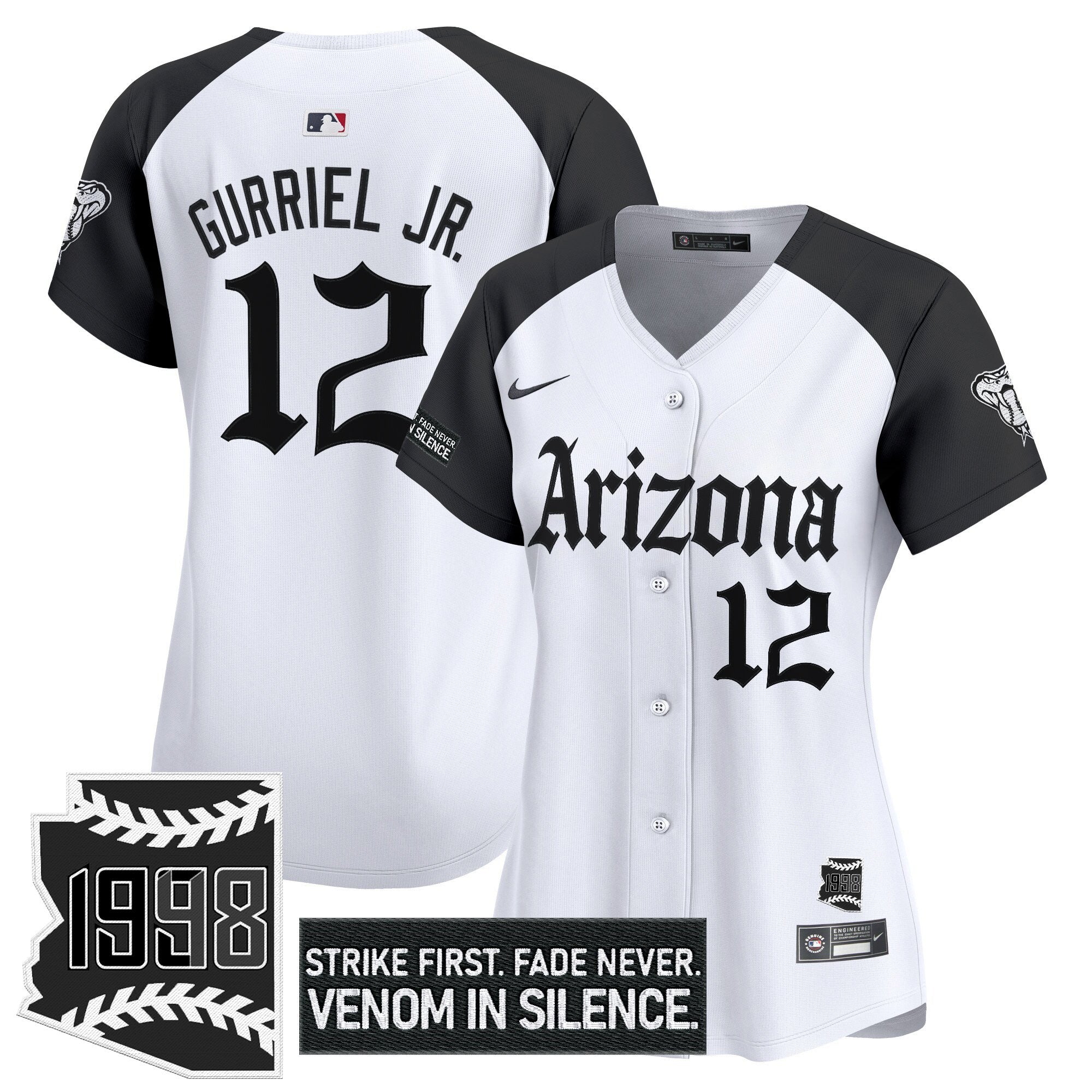 Women's ARI 'Gothic Desert Fang Edition' Vapor Premier Limited Jersey - Stitched