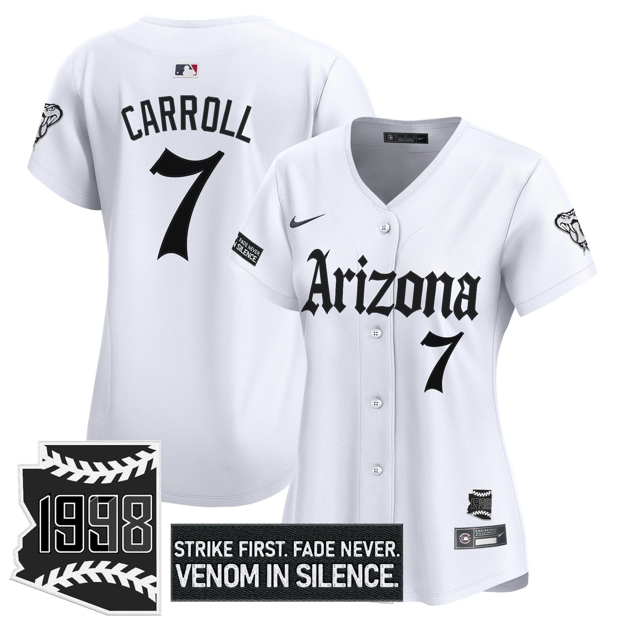 Women's ARI 'Gothic Desert Fang Edition' Vapor Premier Limited Jersey - Stitched