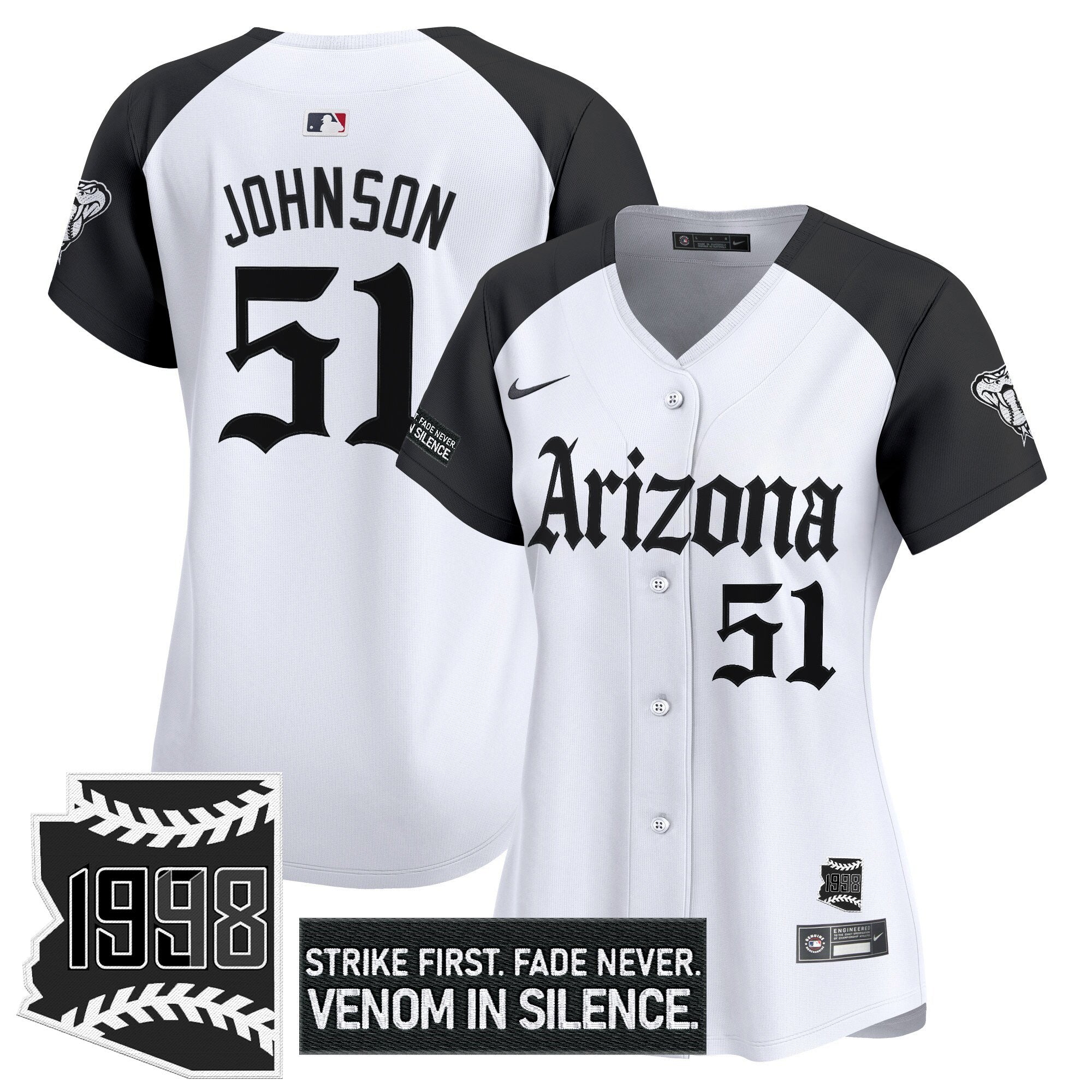 Women's ARI 'Gothic Desert Fang Edition' Vapor Premier Limited Jersey - Stitched