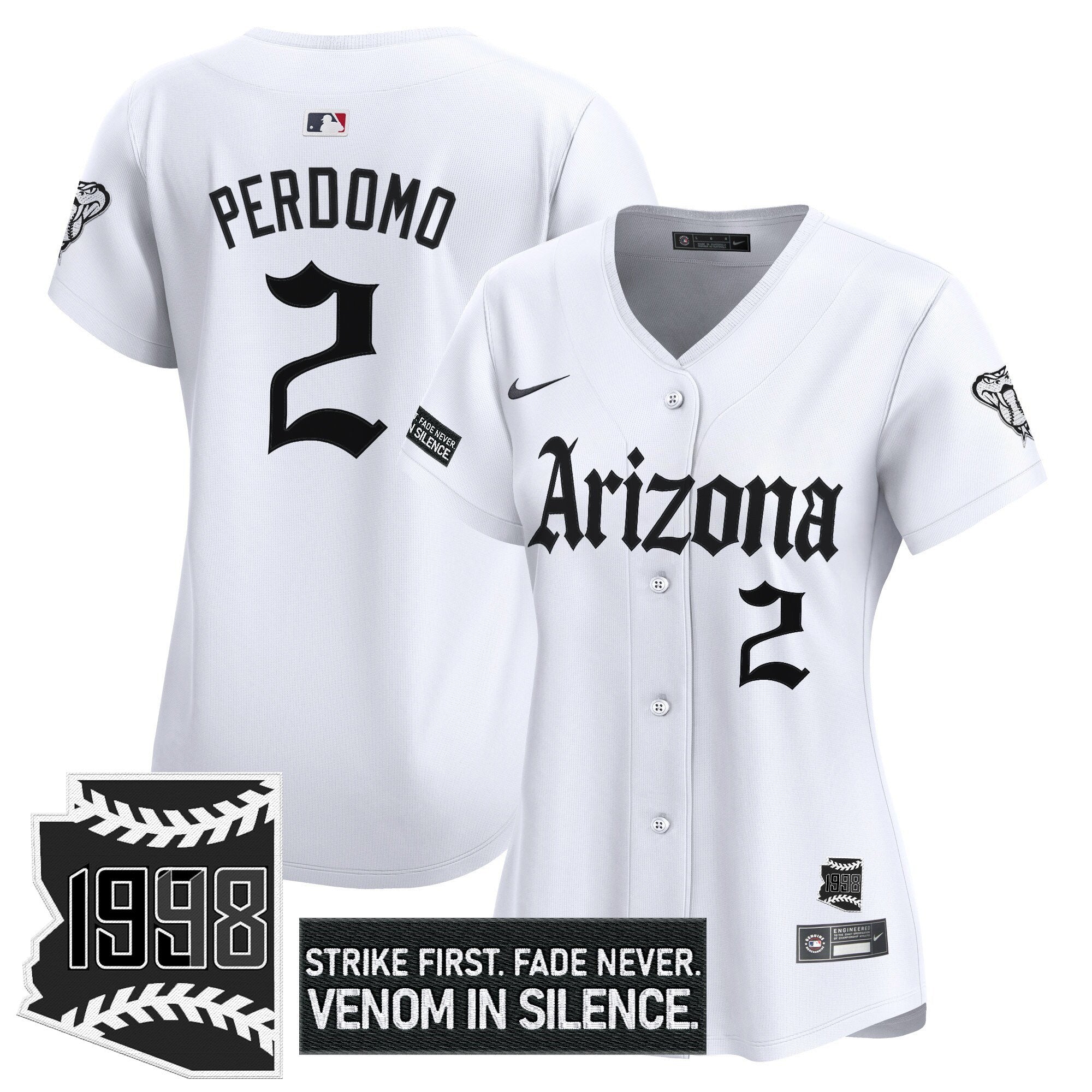 Women's ARI 'Gothic Desert Fang Edition' Vapor Premier Limited Jersey - Stitched