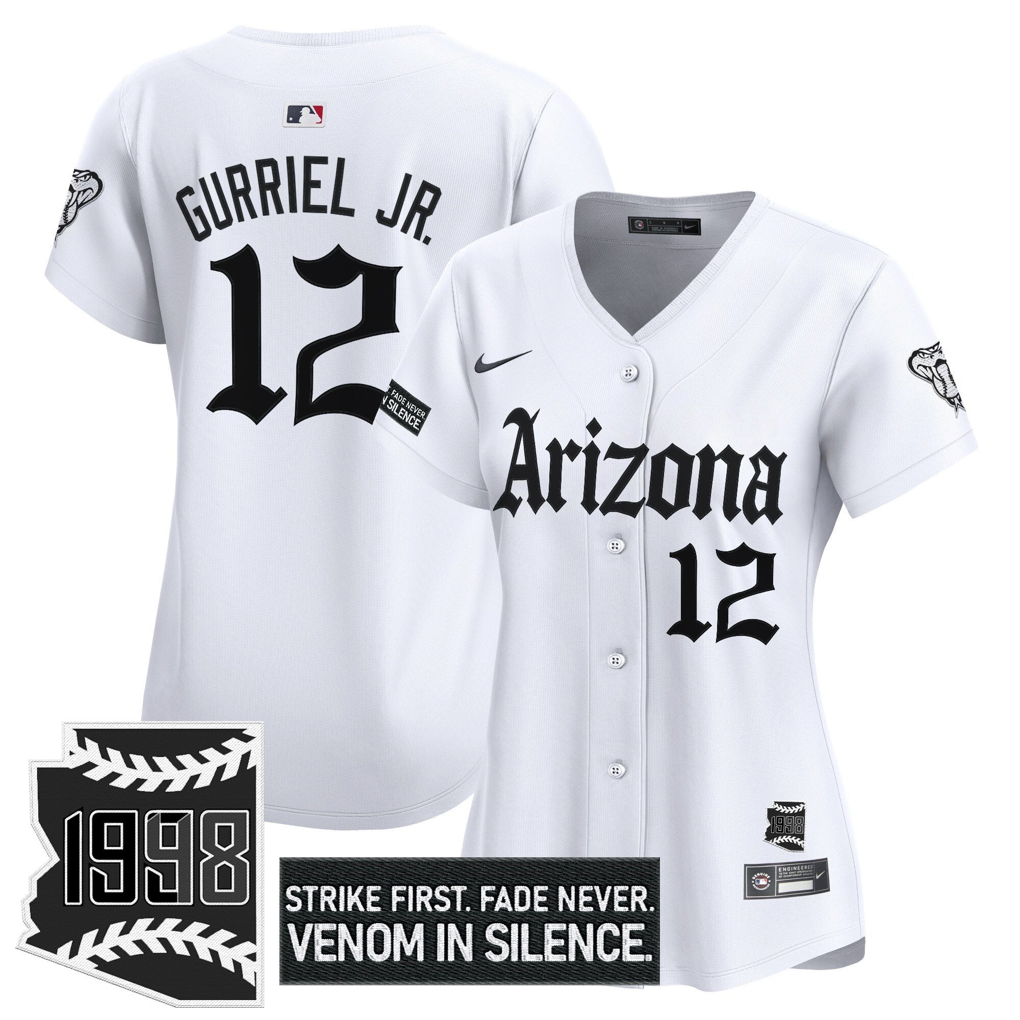 Women's ARI 'Gothic Desert Fang Edition' Vapor Premier Limited Jersey - Stitched