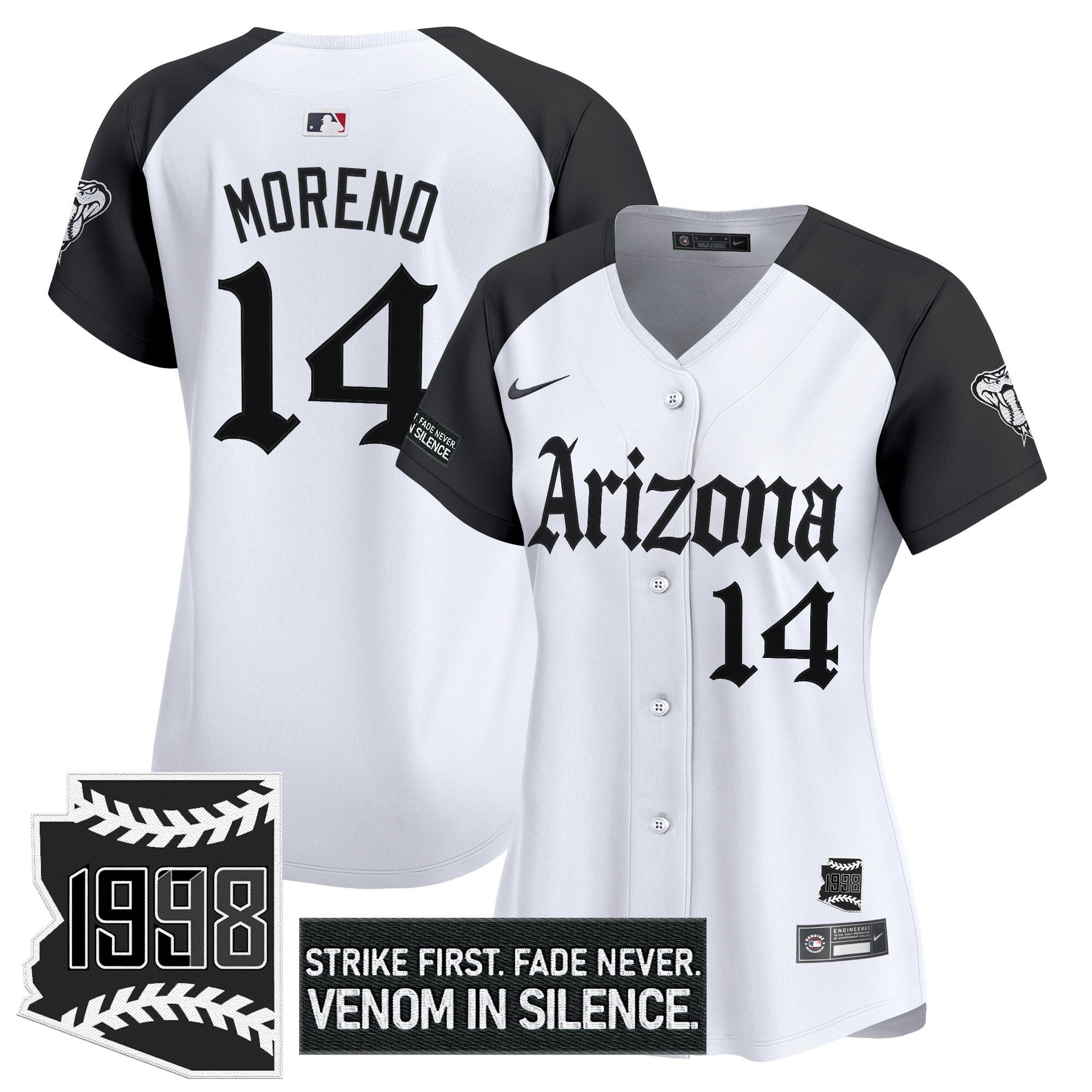 Women's ARI 'Gothic Desert Fang Edition' Vapor Premier Limited Jersey - Stitched