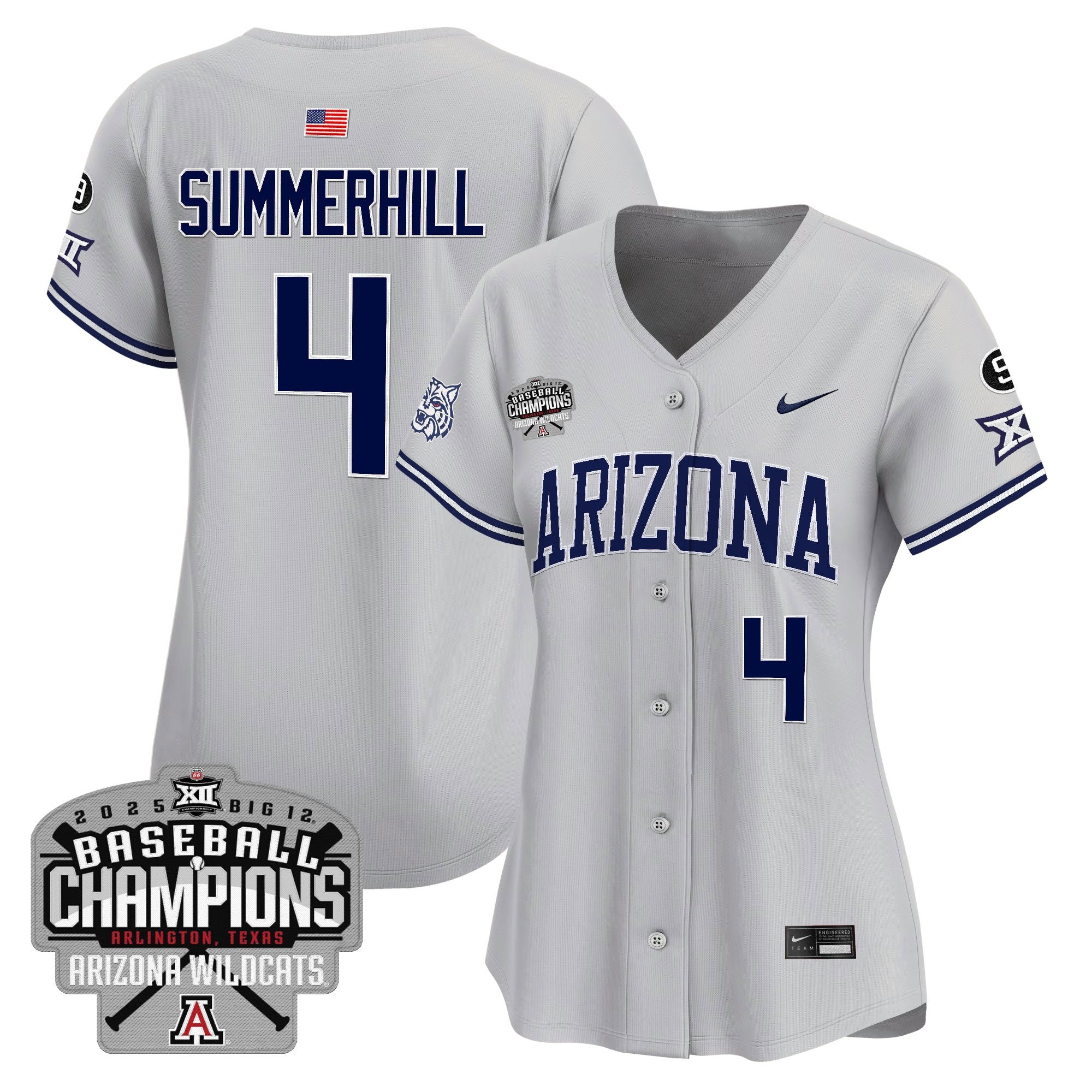 Women's ARIZ 2025 Big 12 Champions Vapor Premier Limited Jersey - Stitched
