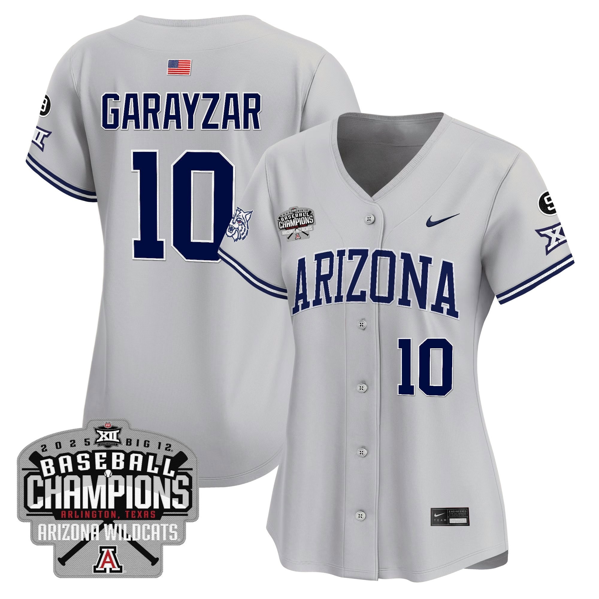 Women's ARIZ 2025 Big 12 Champions Vapor Premier Limited Jersey - Stitched