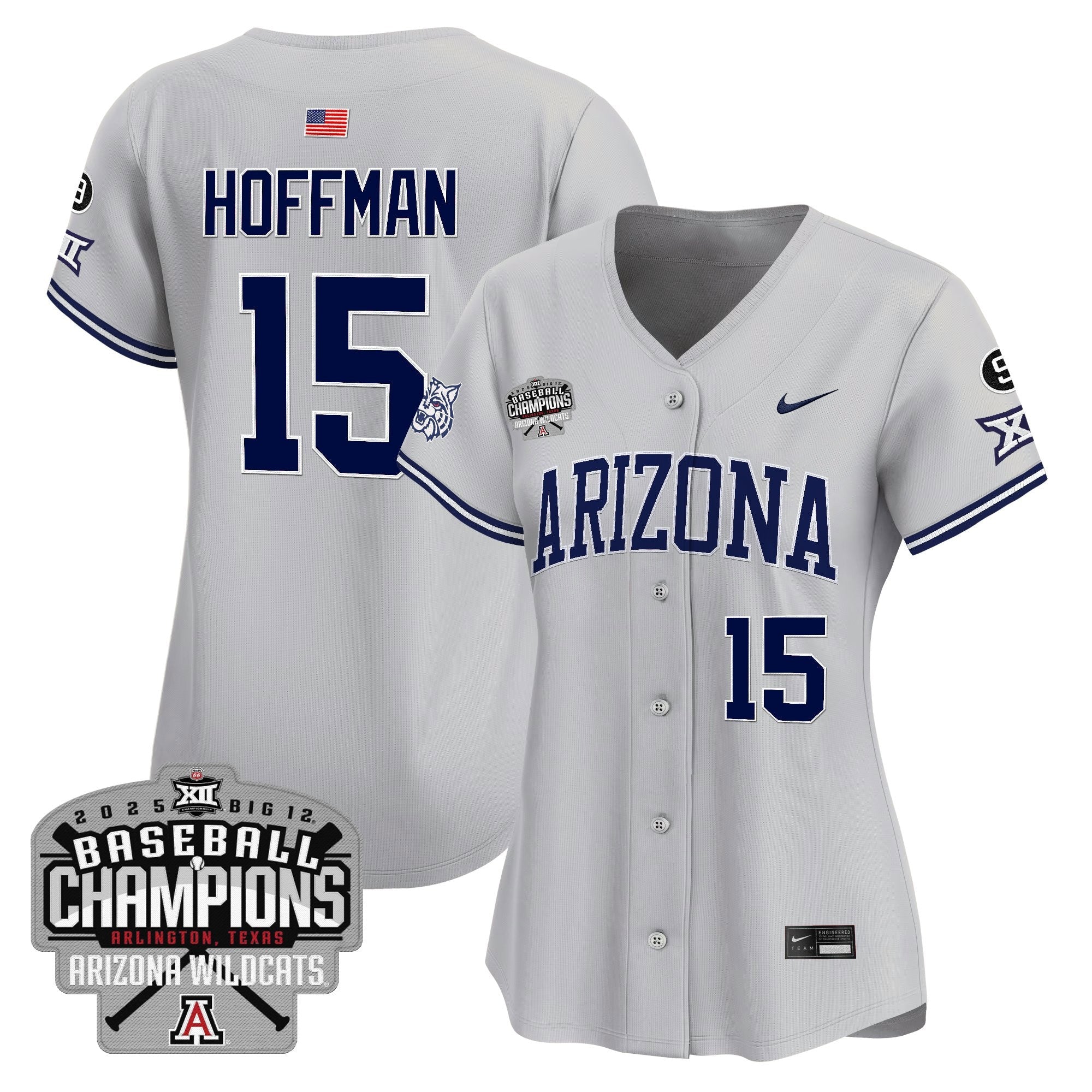 Women's ARIZ 2025 Big 12 Champions Vapor Premier Limited Jersey - Stitched