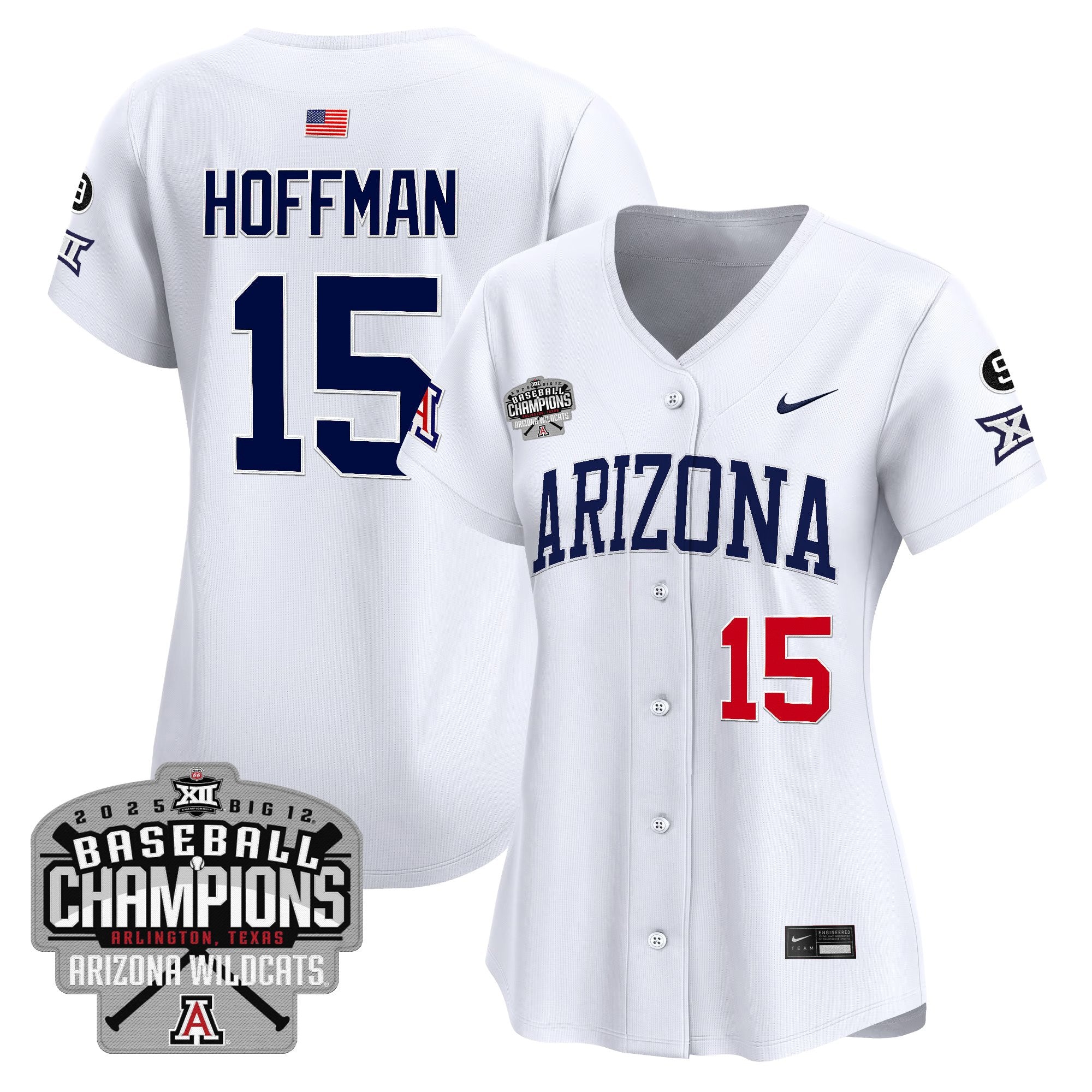 Women's ARIZ 2025 Big 12 Champions Vapor Premier Limited Jersey - Stitched