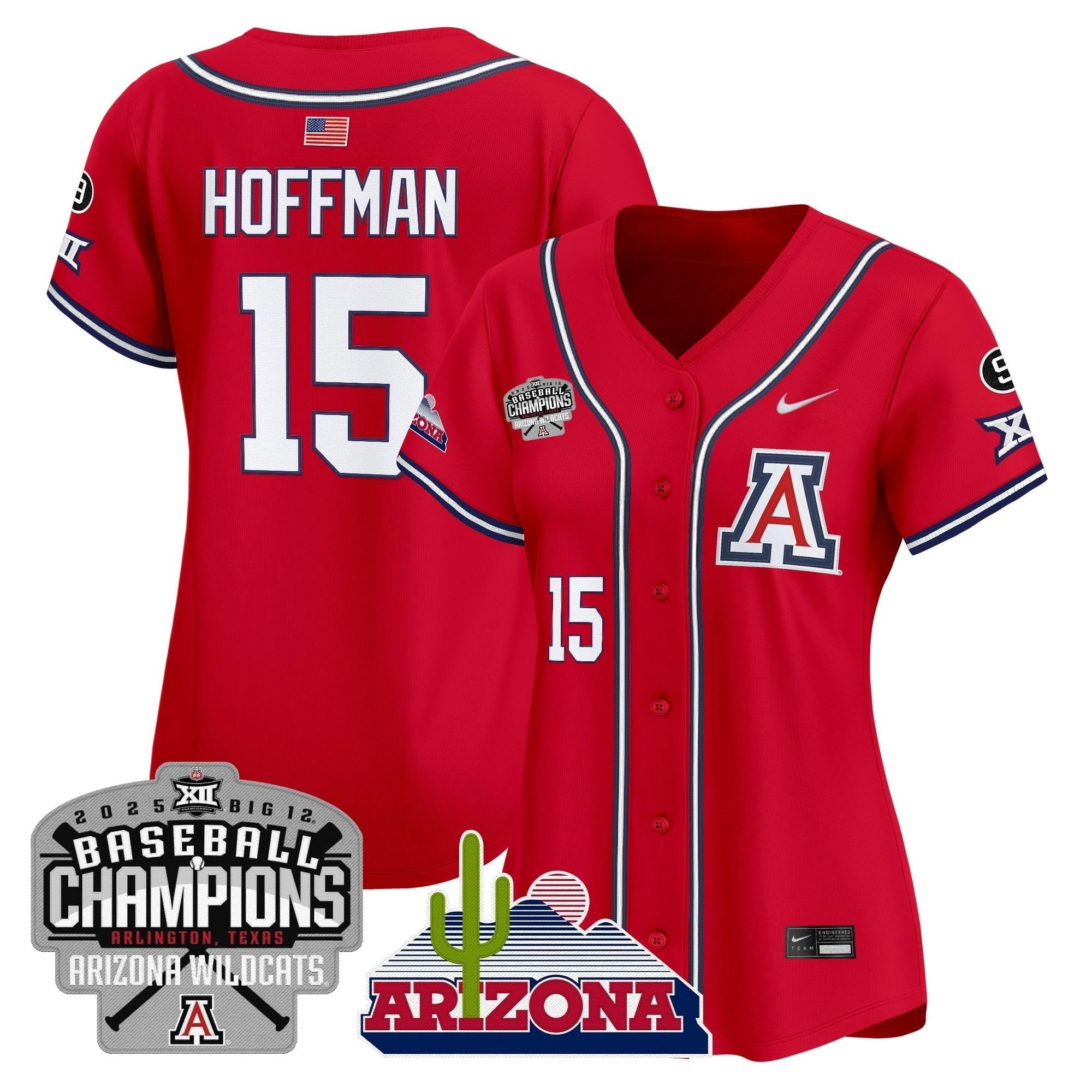 Women's ARIZ 2025 Big 12 Champions Vapor Premier Limited Jersey - Stitched