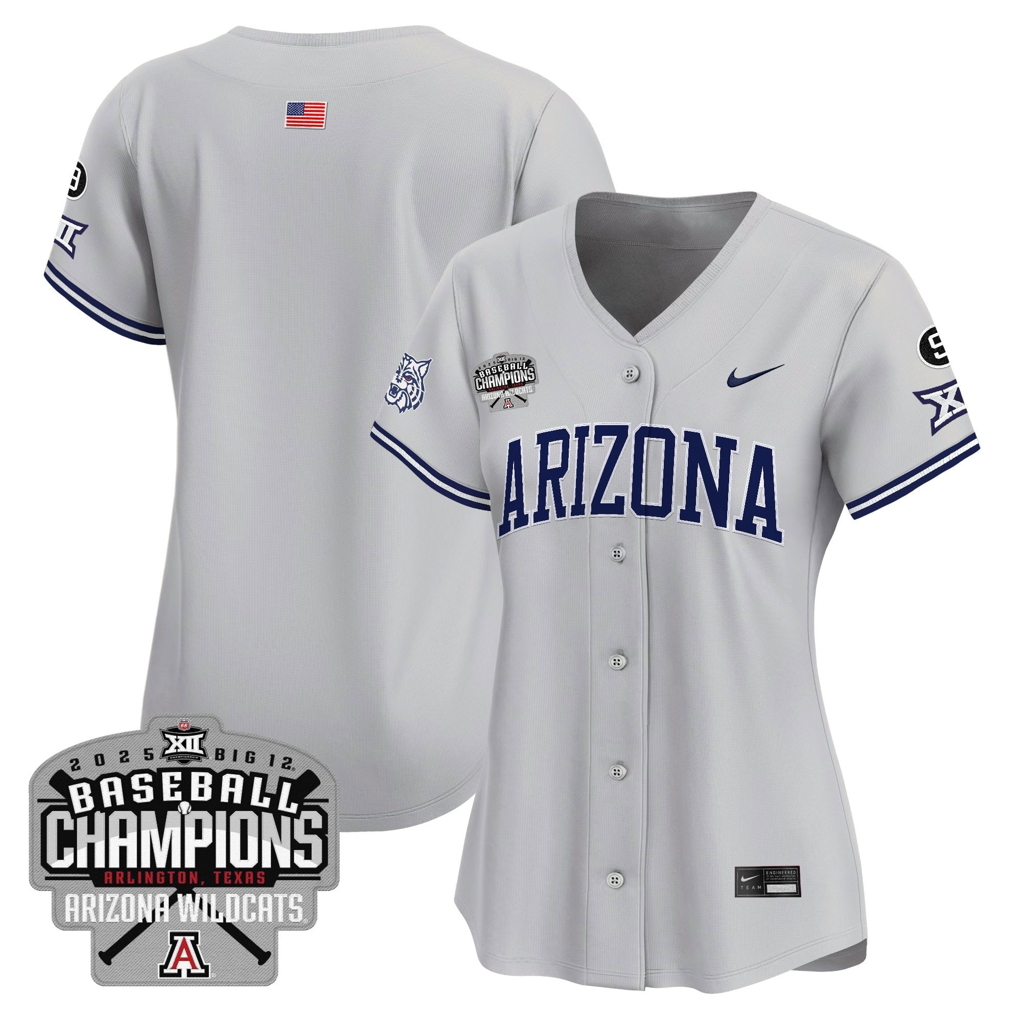 Women's ARIZ 2025 Big 12 Champions Vapor Premier Limited Jersey - Stitched