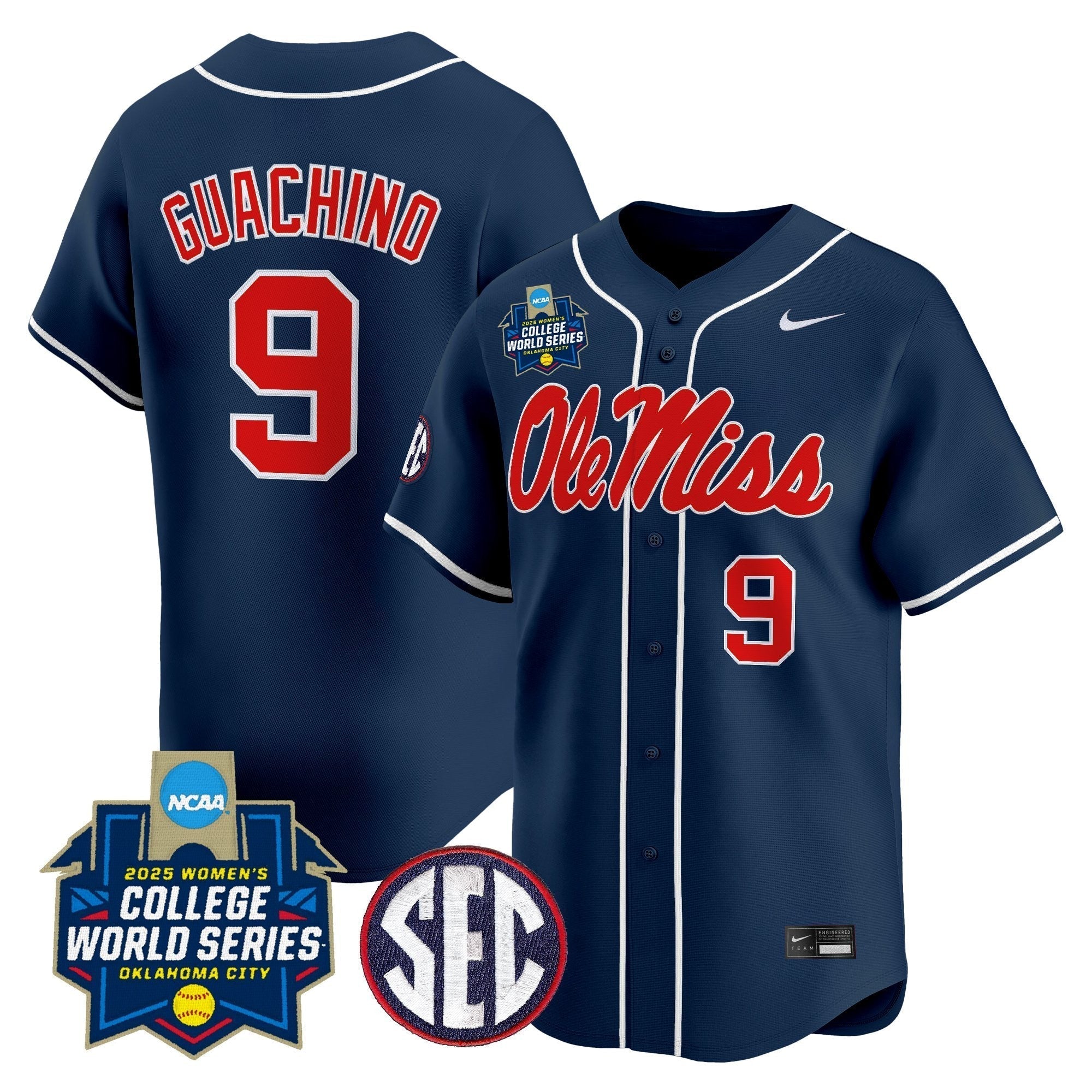 OMR Softball 2025 World Series (WCWS) Vapor Premier Limited Jersey - Stitched