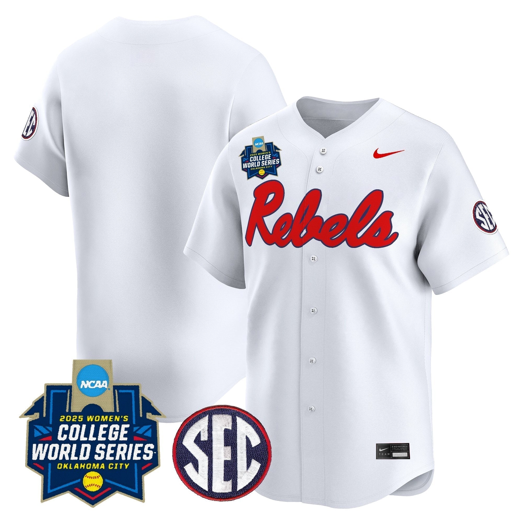 OMR Softball 2025 World Series (WCWS) Vapor Premier Limited Jersey - Stitched
