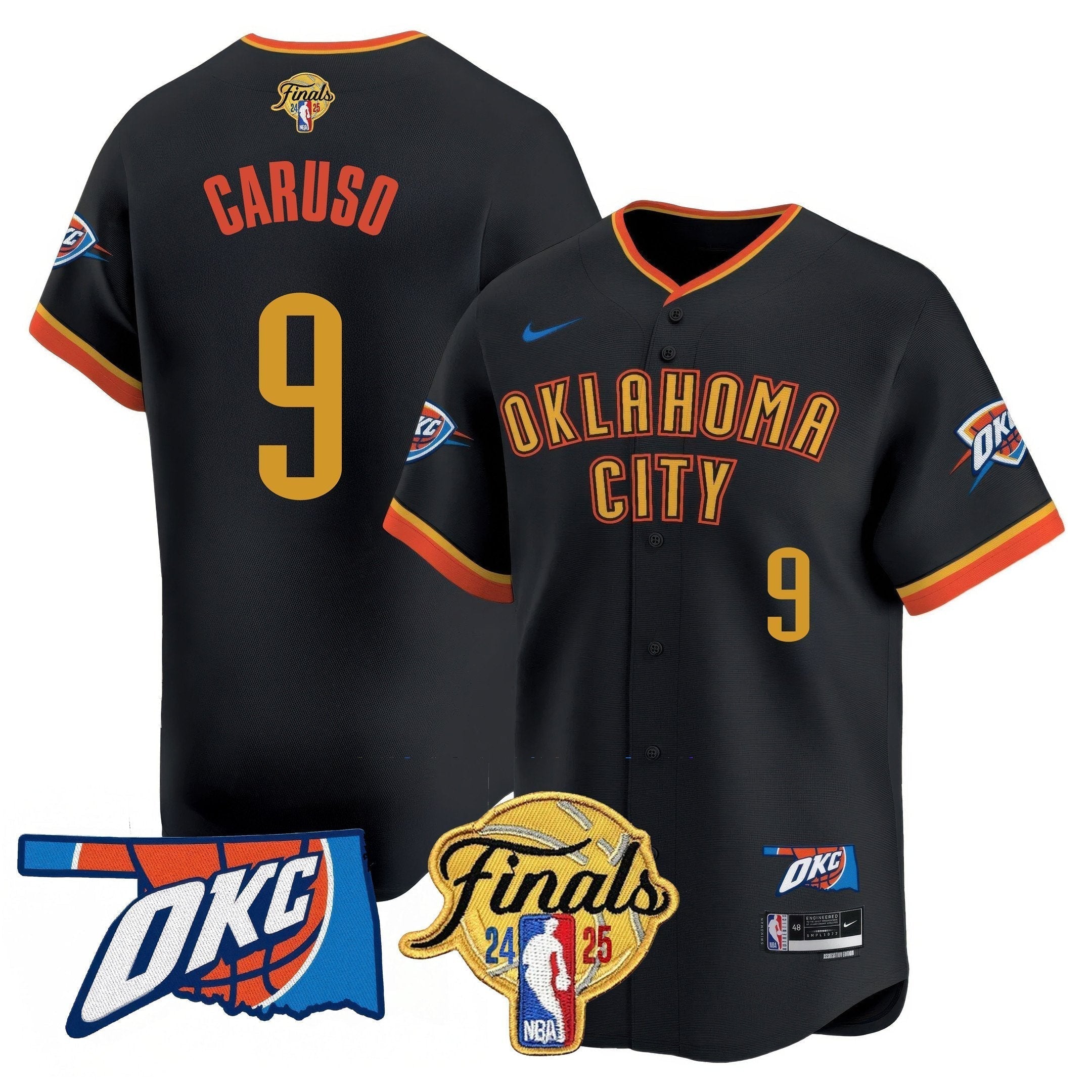 OKC Baseball Jersey - Final Patch - Stitched
