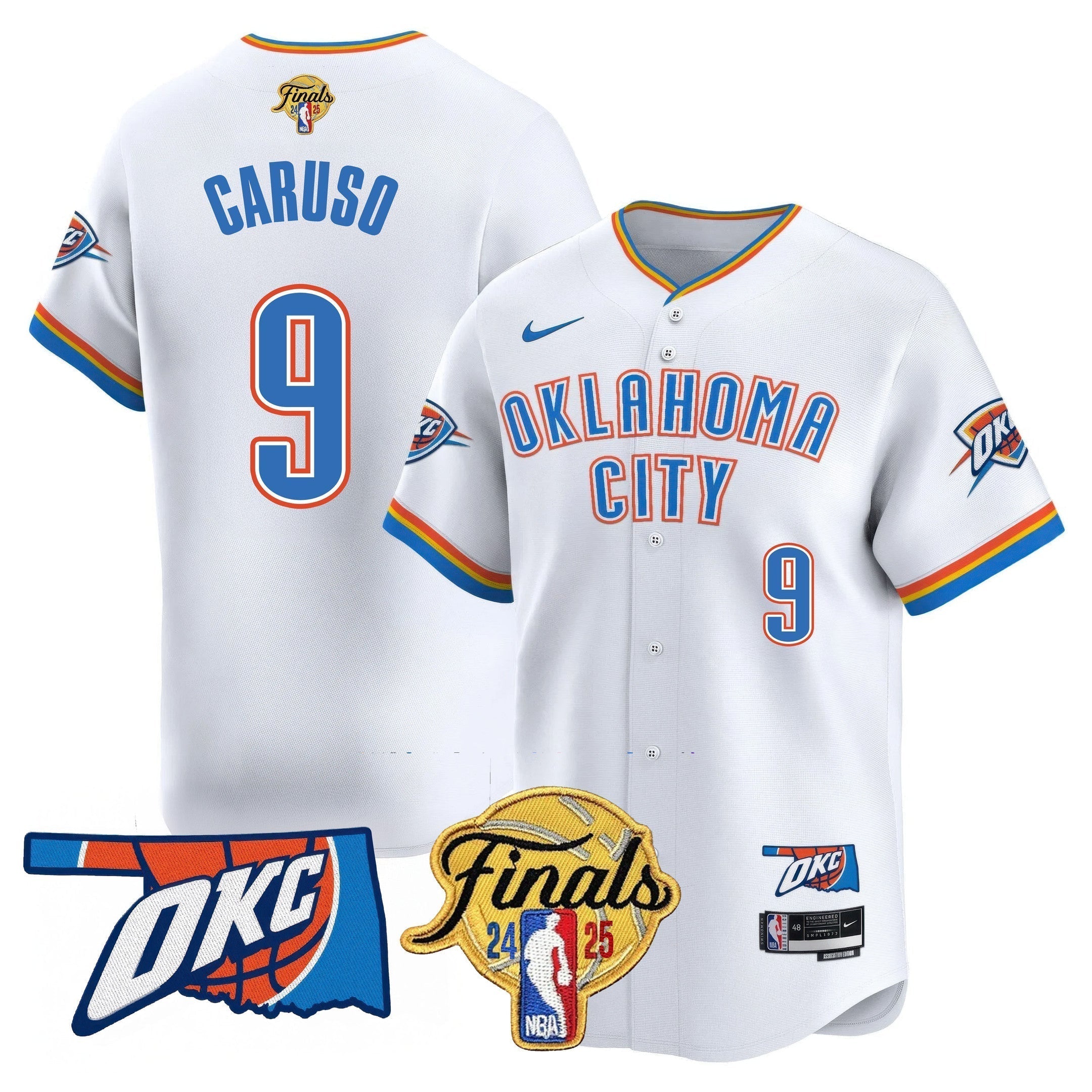 OKC Baseball Jersey - Final Patch - Stitched