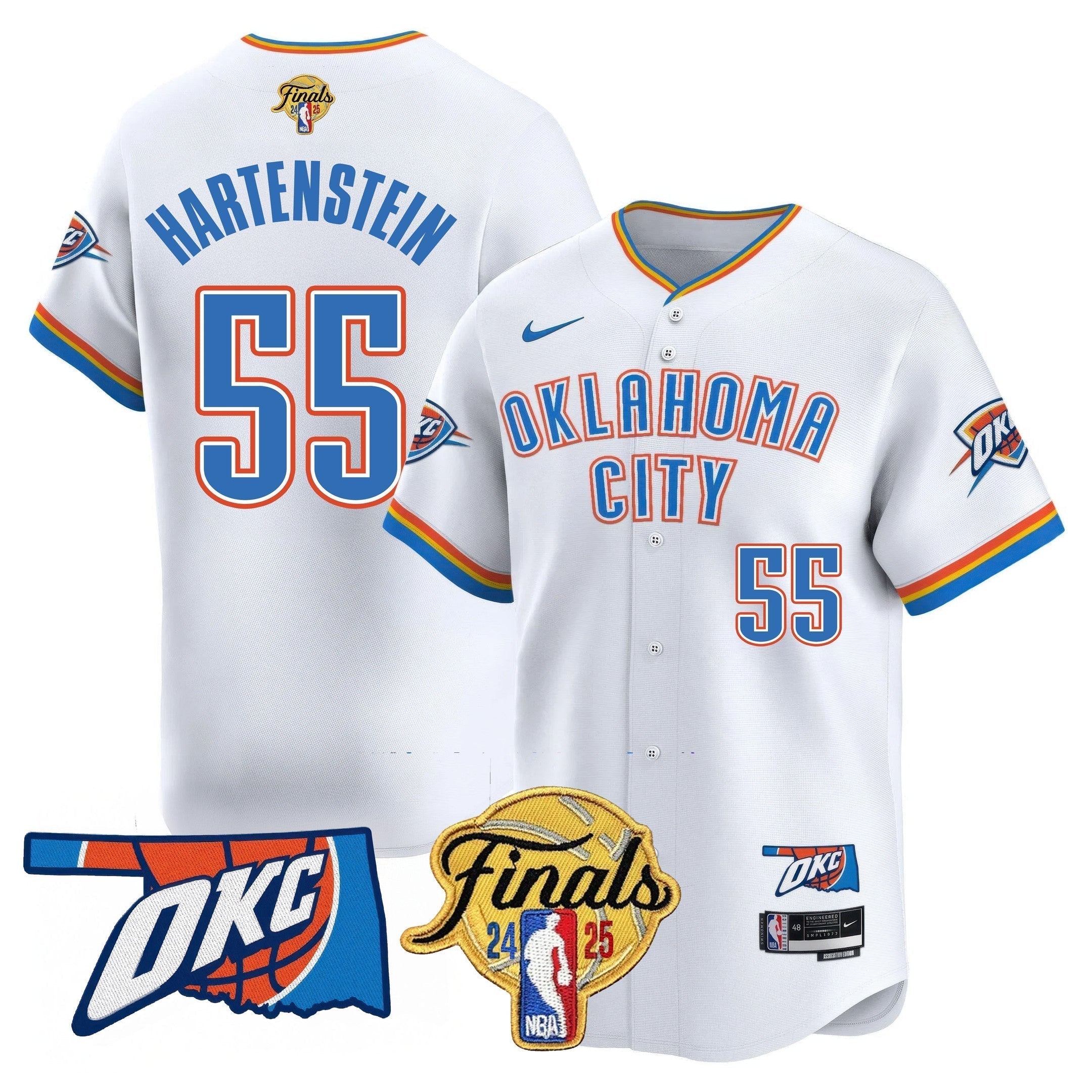 OKC Baseball Jersey - Final Patch - Stitched