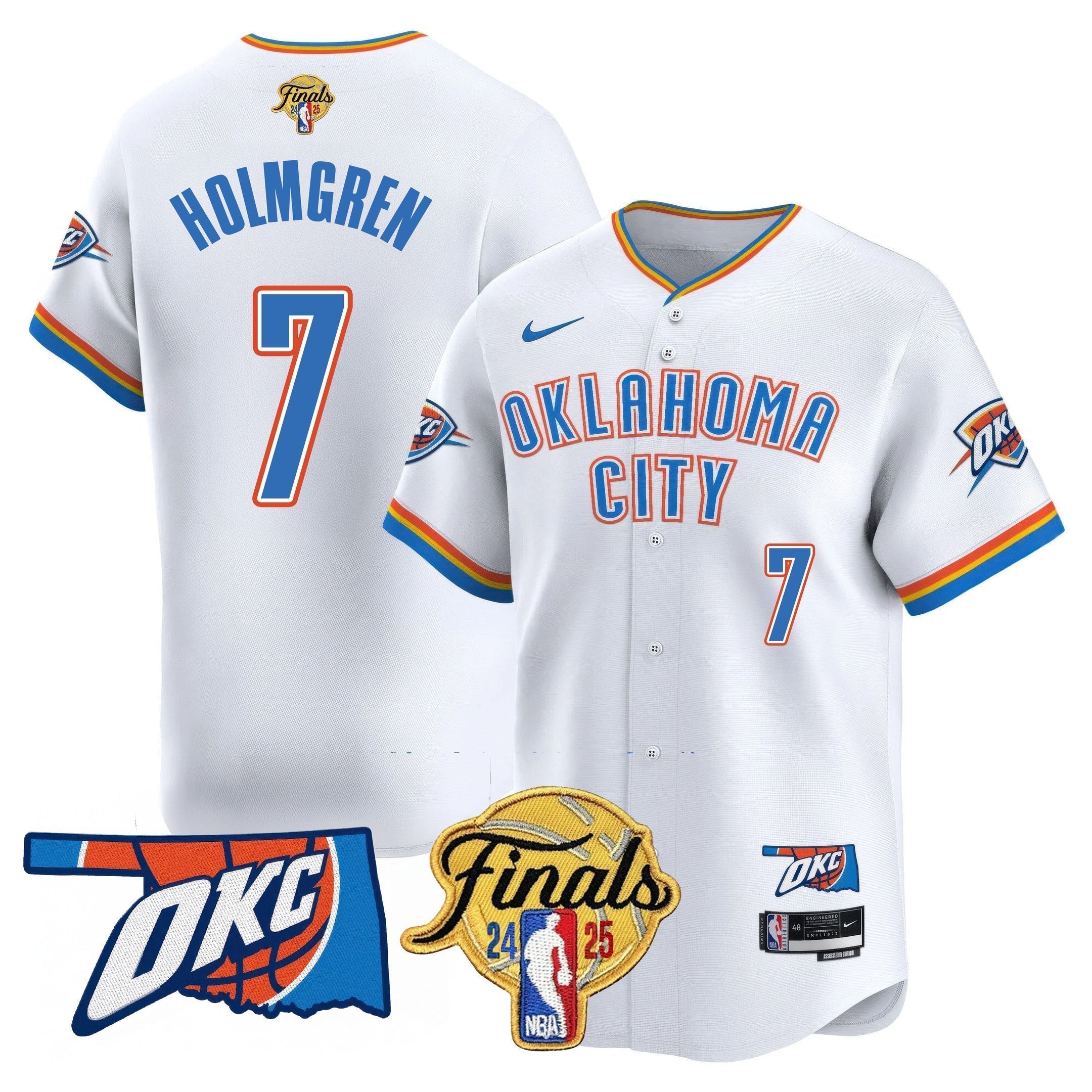 OKC Baseball Jersey - Final Patch - Stitched