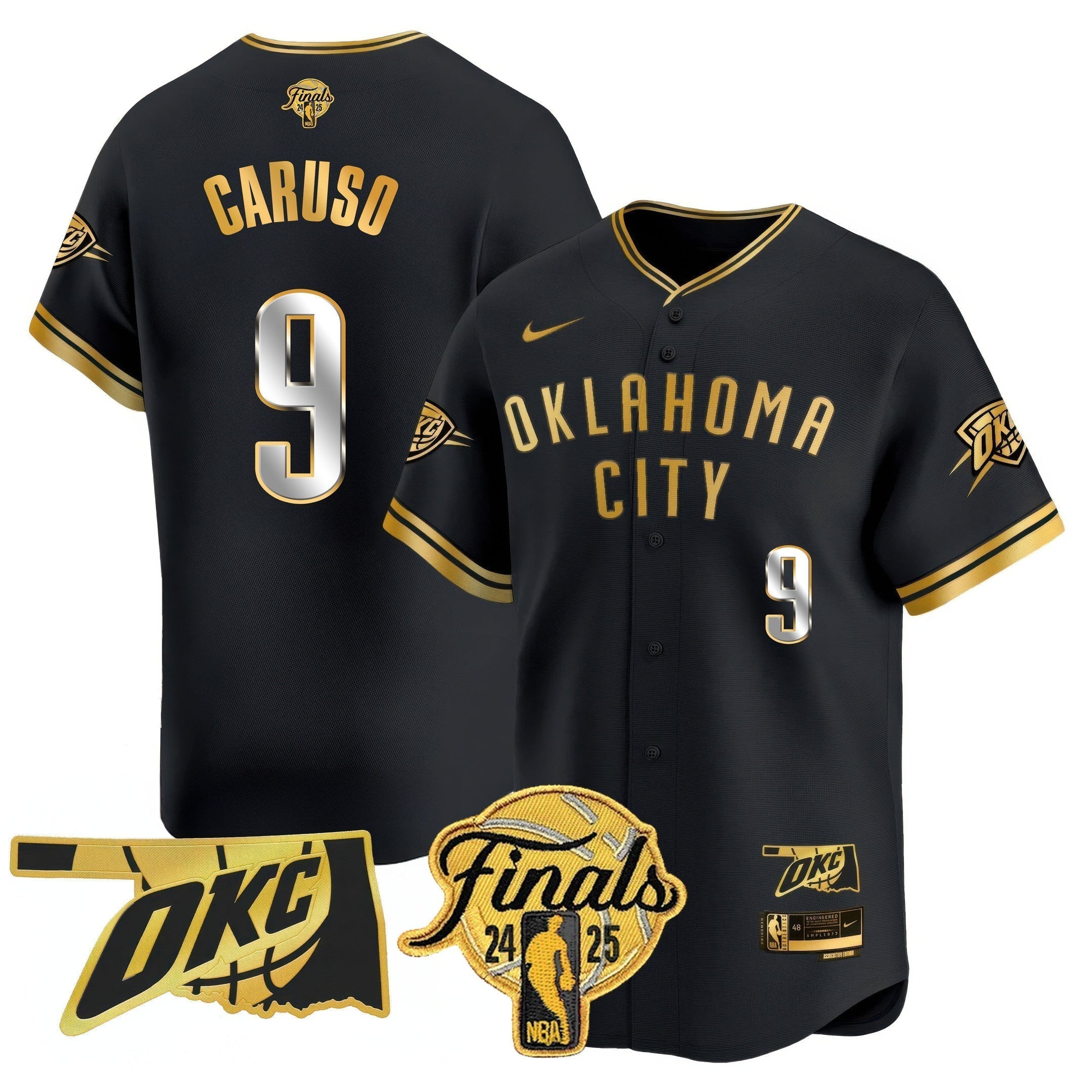 OKC Baseball Jersey - Final Patch - Stitched