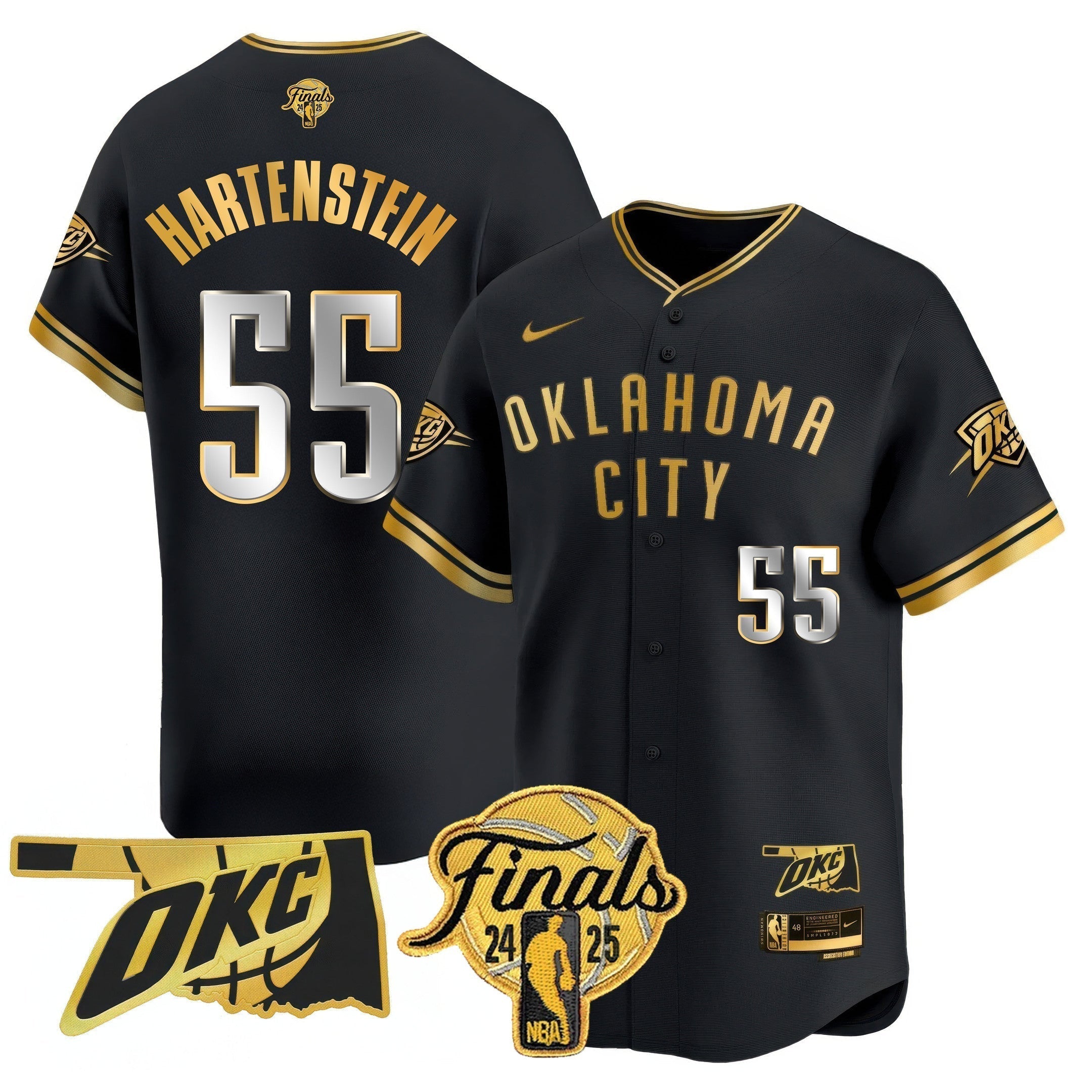 OKC Baseball Jersey - Final Patch - Stitched