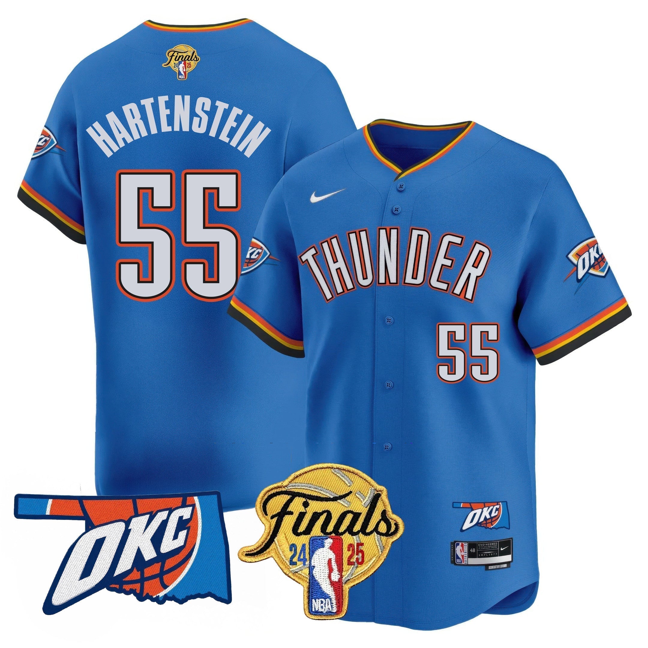 OKC Baseball Jersey - Final Patch - Stitched