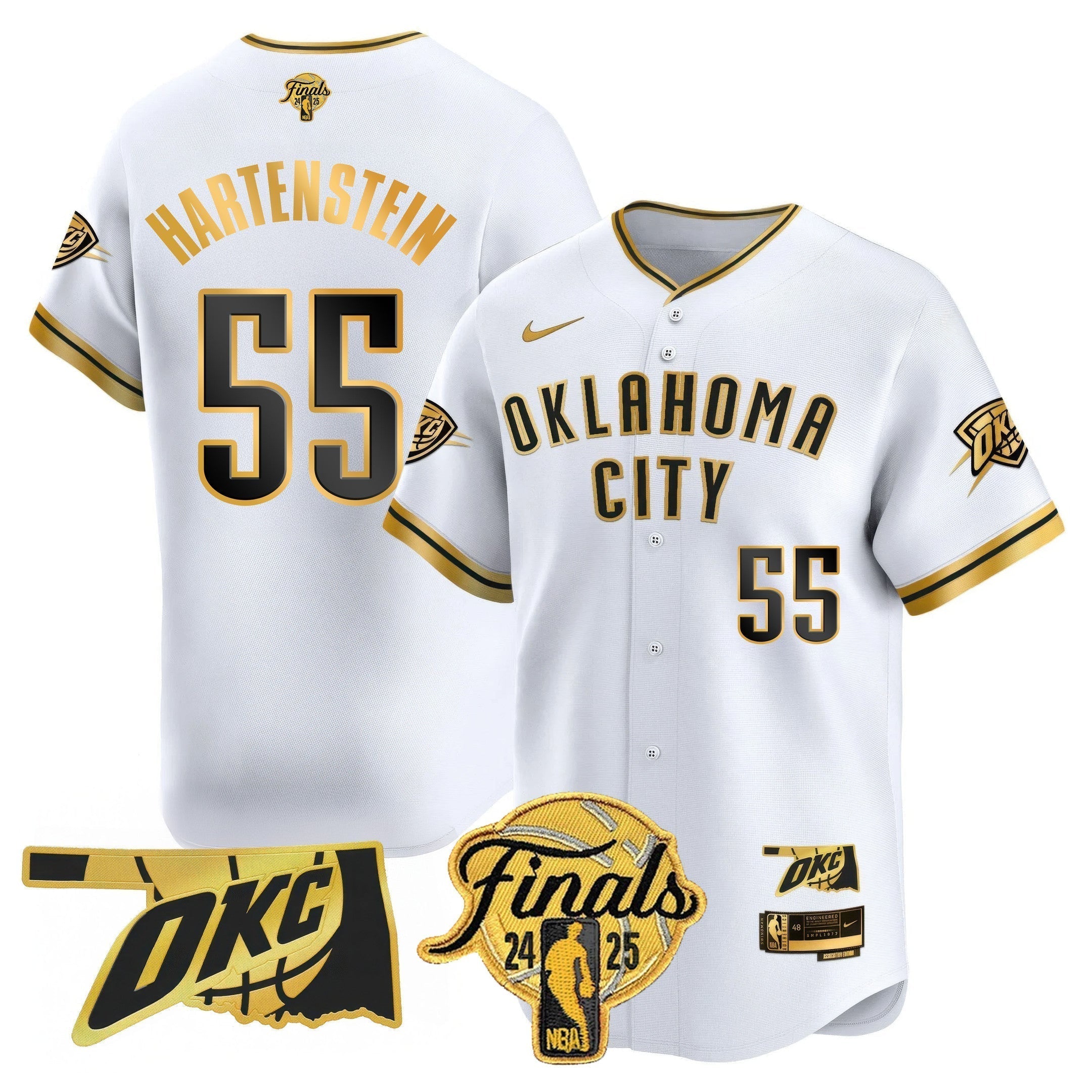 OKC Baseball Jersey - Final Patch - Stitched