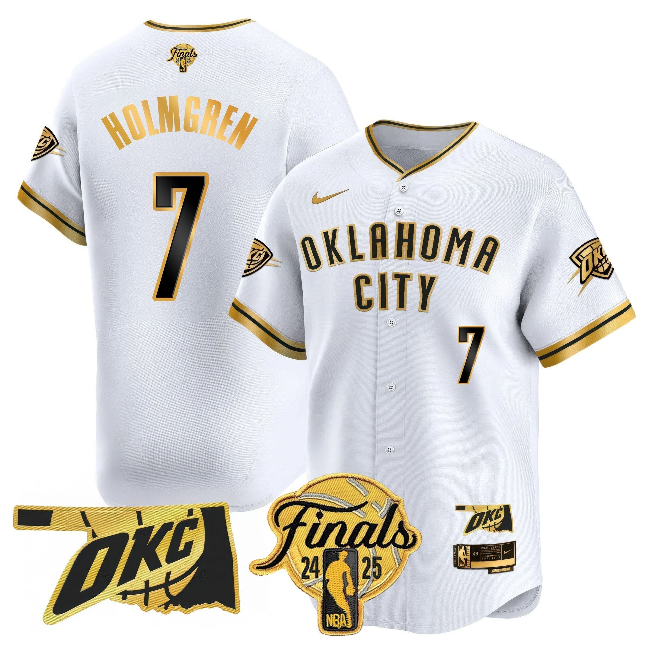 OKC Baseball Jersey - Final Patch - Stitched