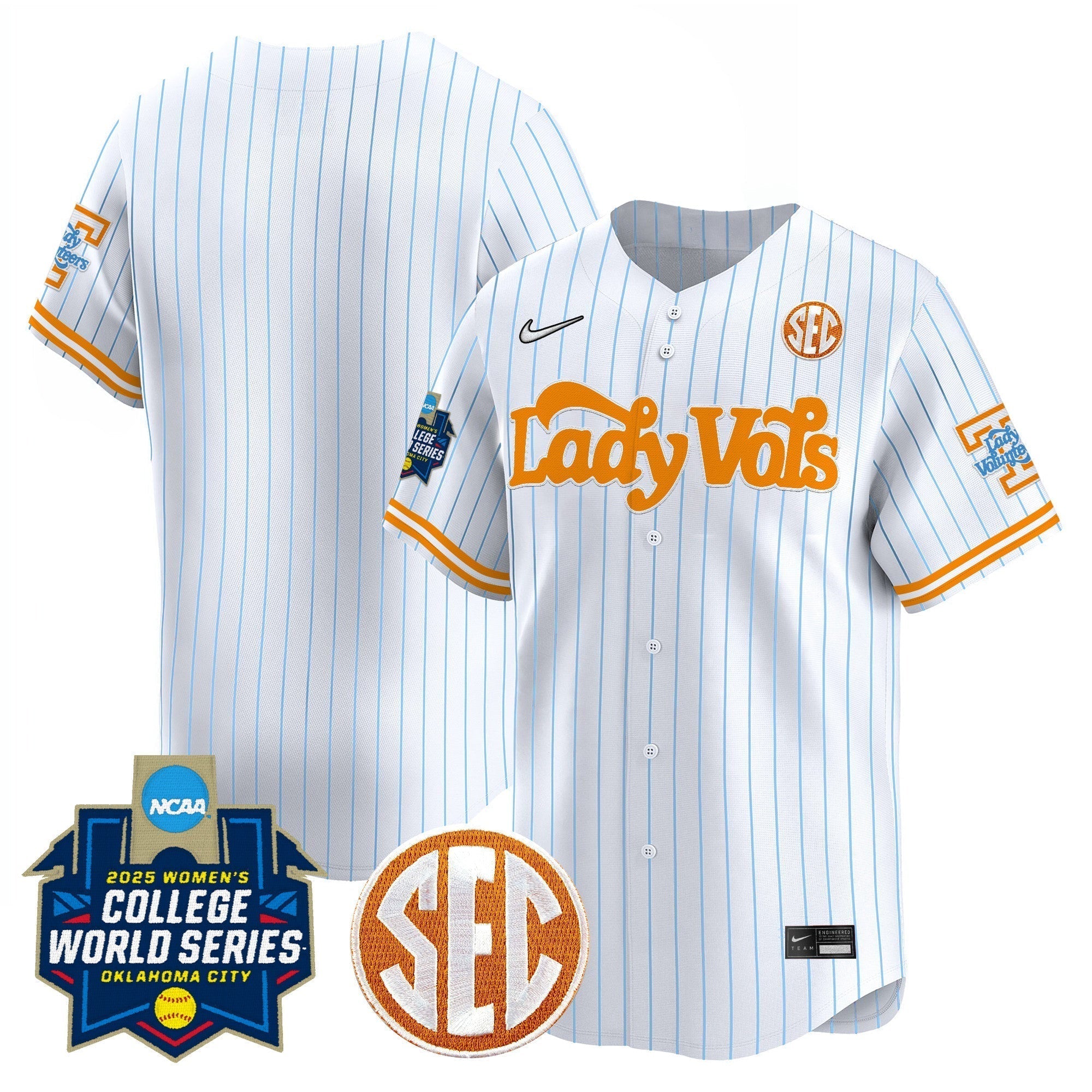 TENN Softball 2025 World Series (WCWS) Vapor Premier Limited Jersey - Stitched