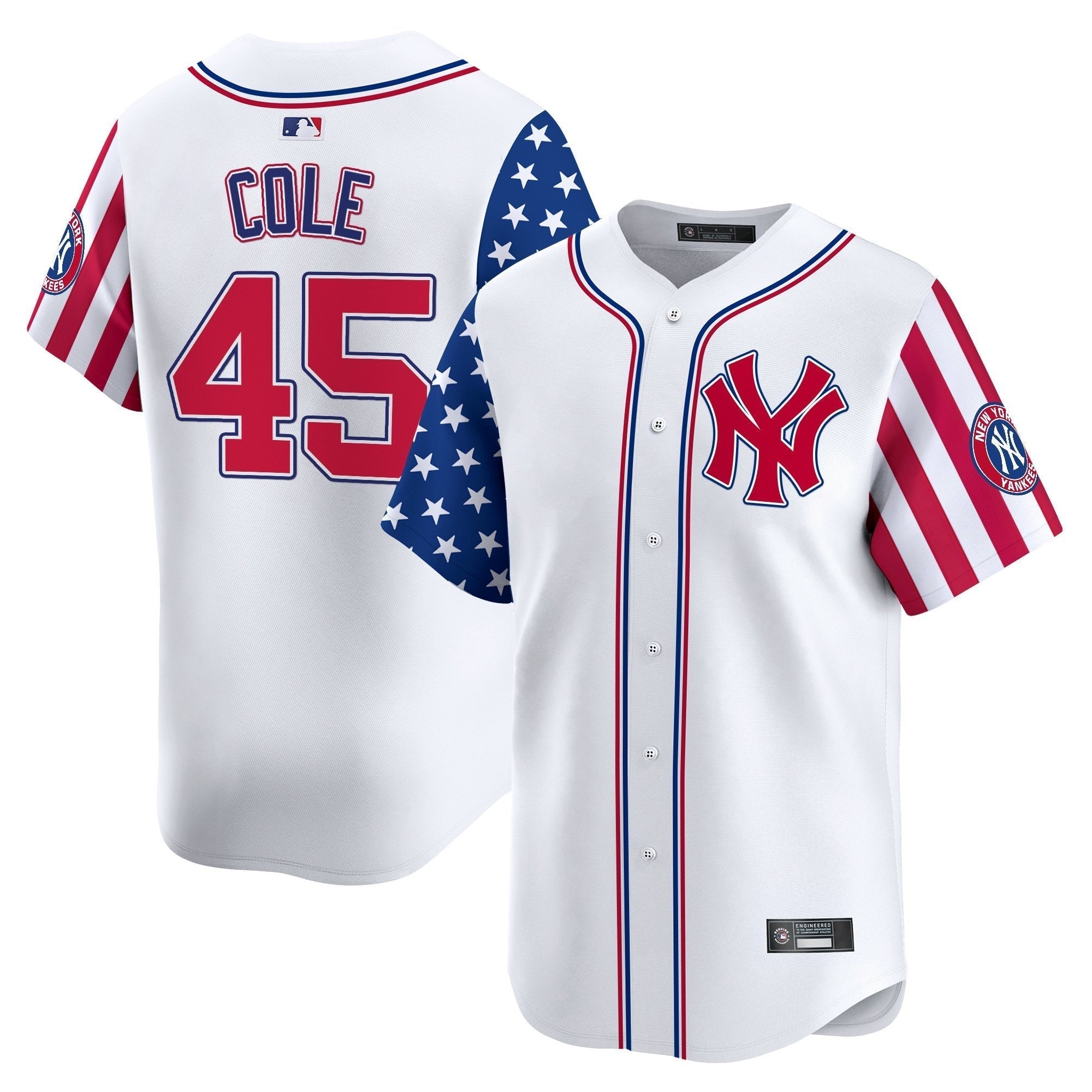 NYY 2026 Independence Day Vapor Premier Limited Jersey - Stitched