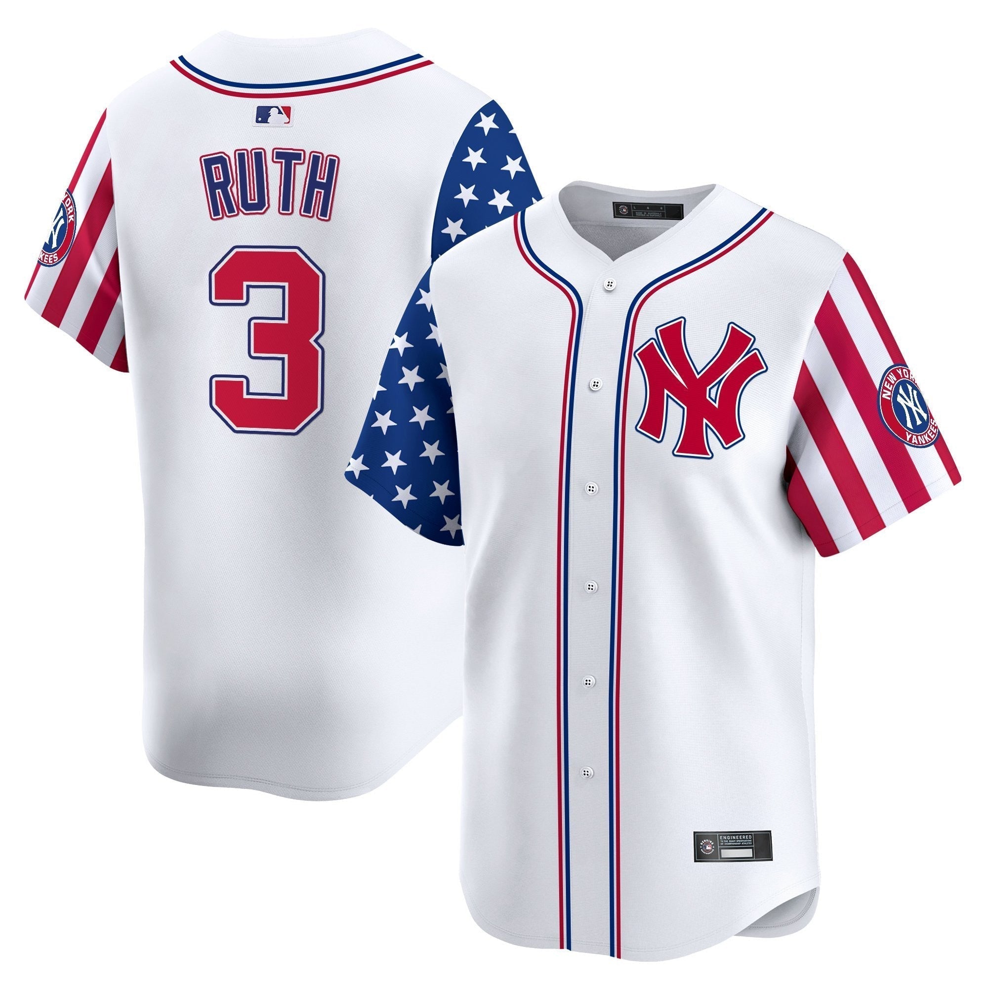 NYY 2026 Independence Day Vapor Premier Limited Jersey - Stitched