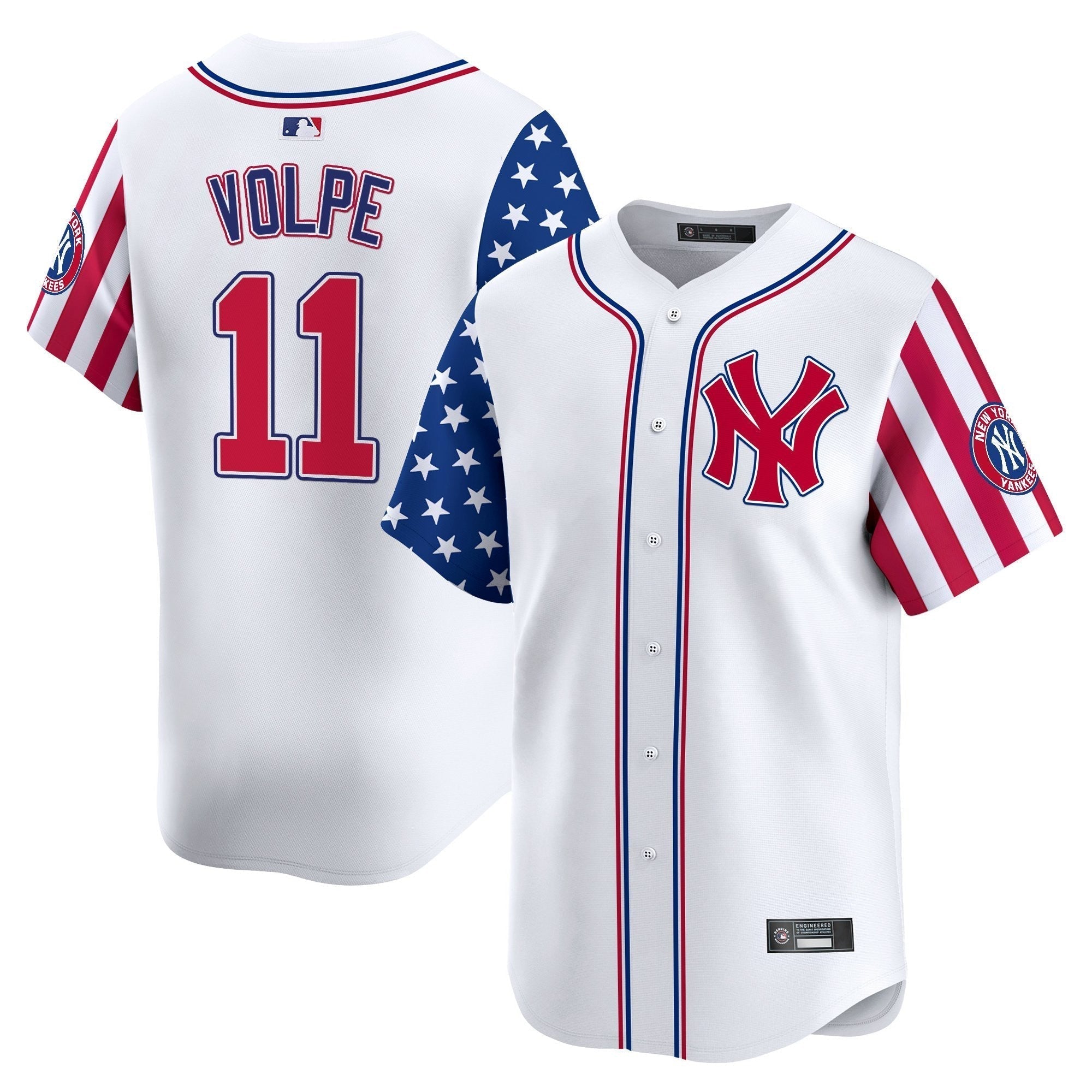 NYY 2026 Independence Day Vapor Premier Limited Jersey - Stitched