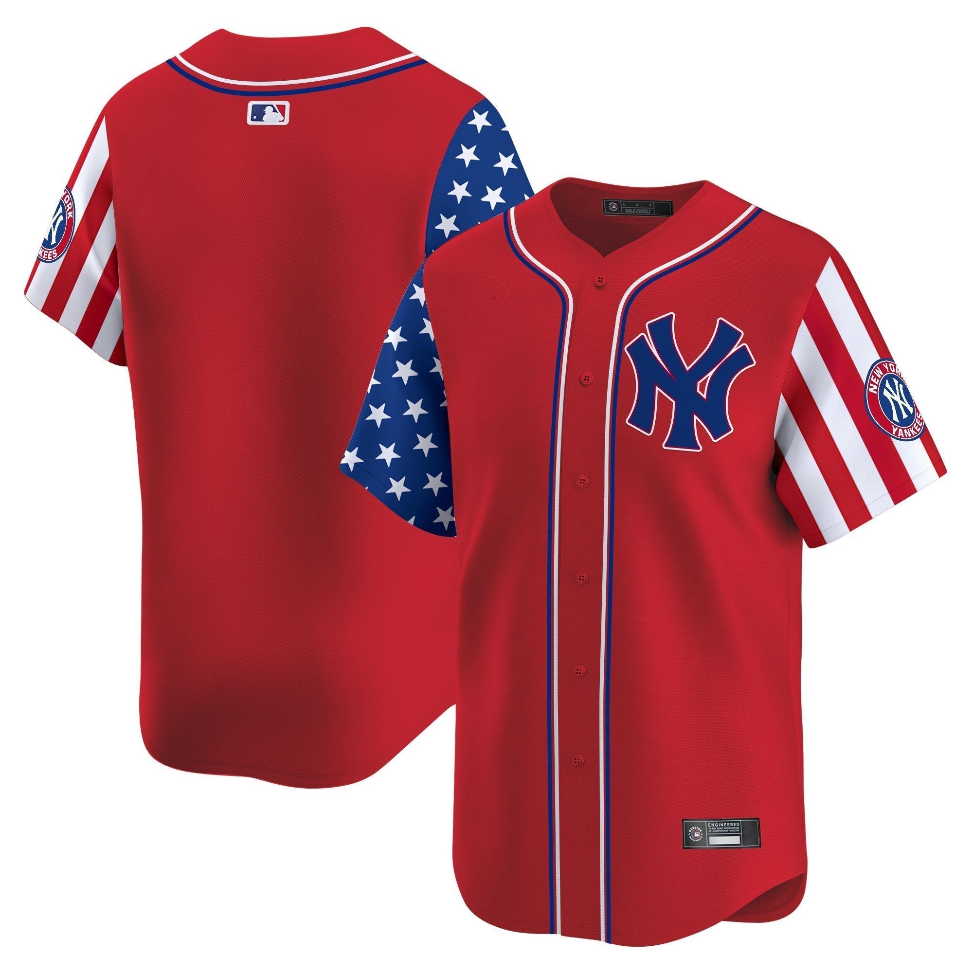 NYY 2026 Independence Day Vapor Premier Limited Jersey - Stitched