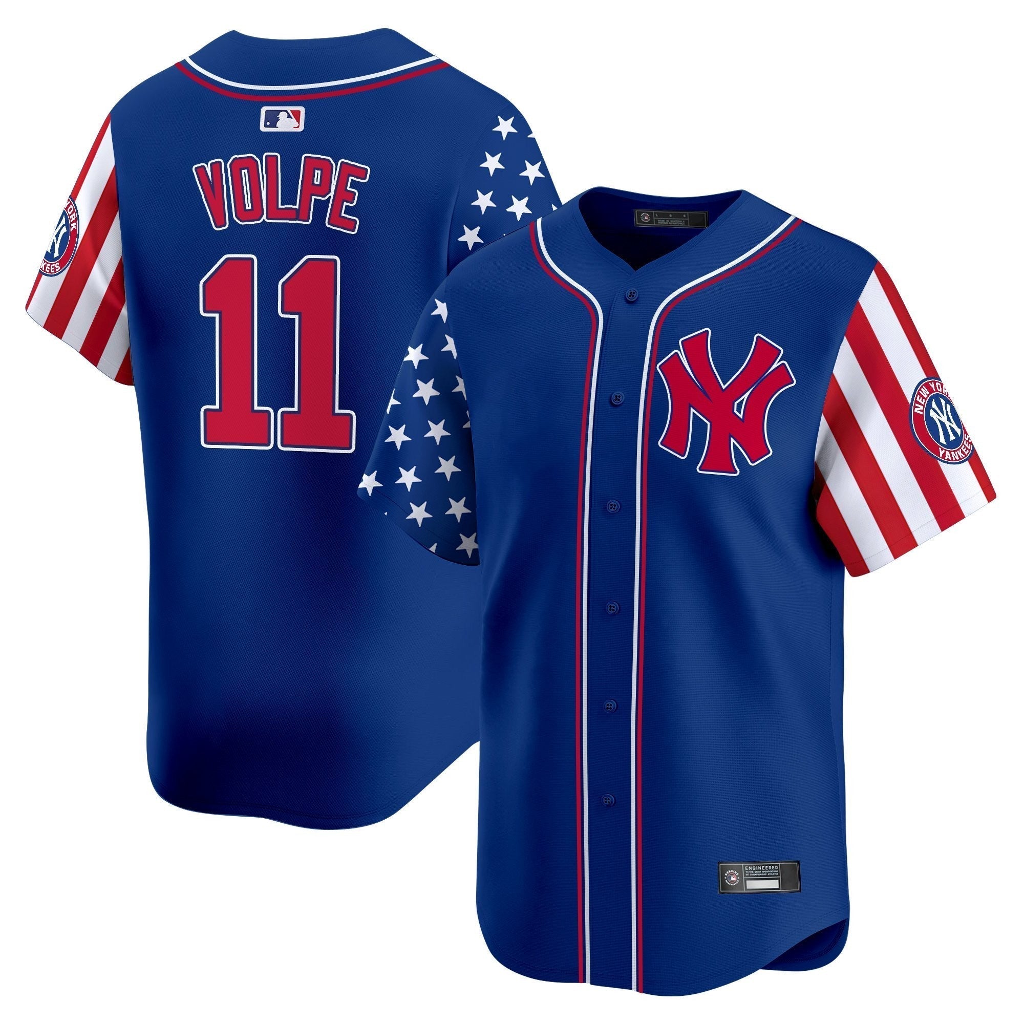 NYY 2026 Independence Day Vapor Premier Limited Jersey - Stitched