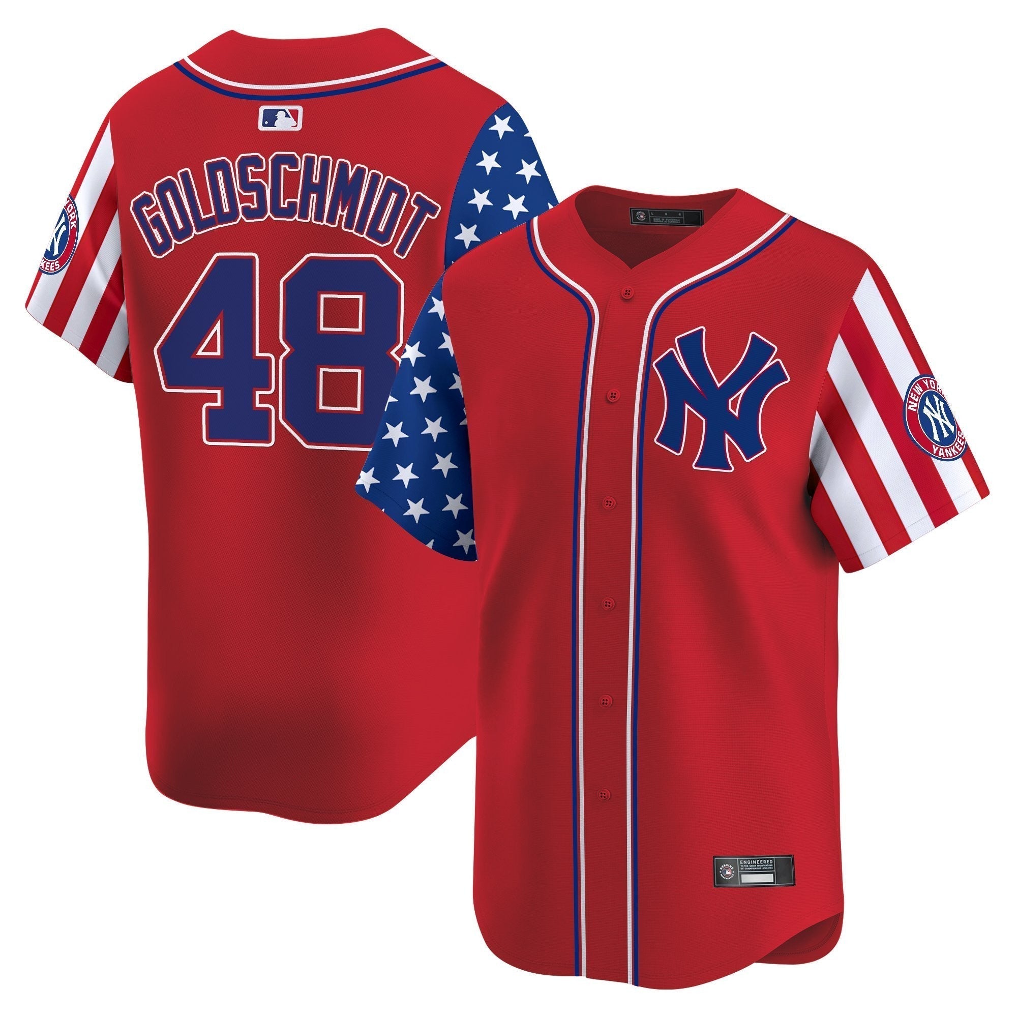 NYY 2026 Independence Day Vapor Premier Limited Jersey - Stitched