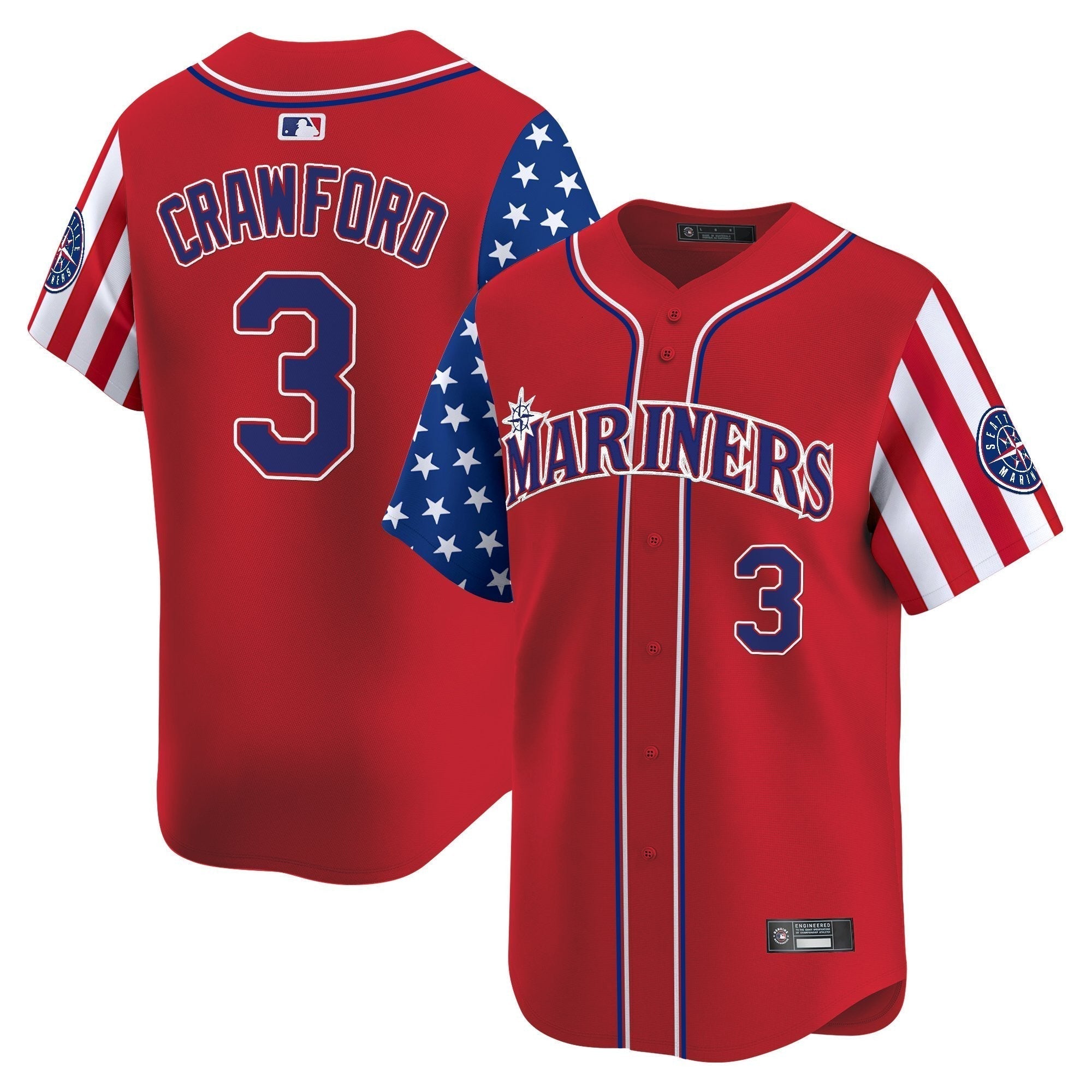 SEA 2025 Independence Day Vapor Premier Limited Jersey - Stitched