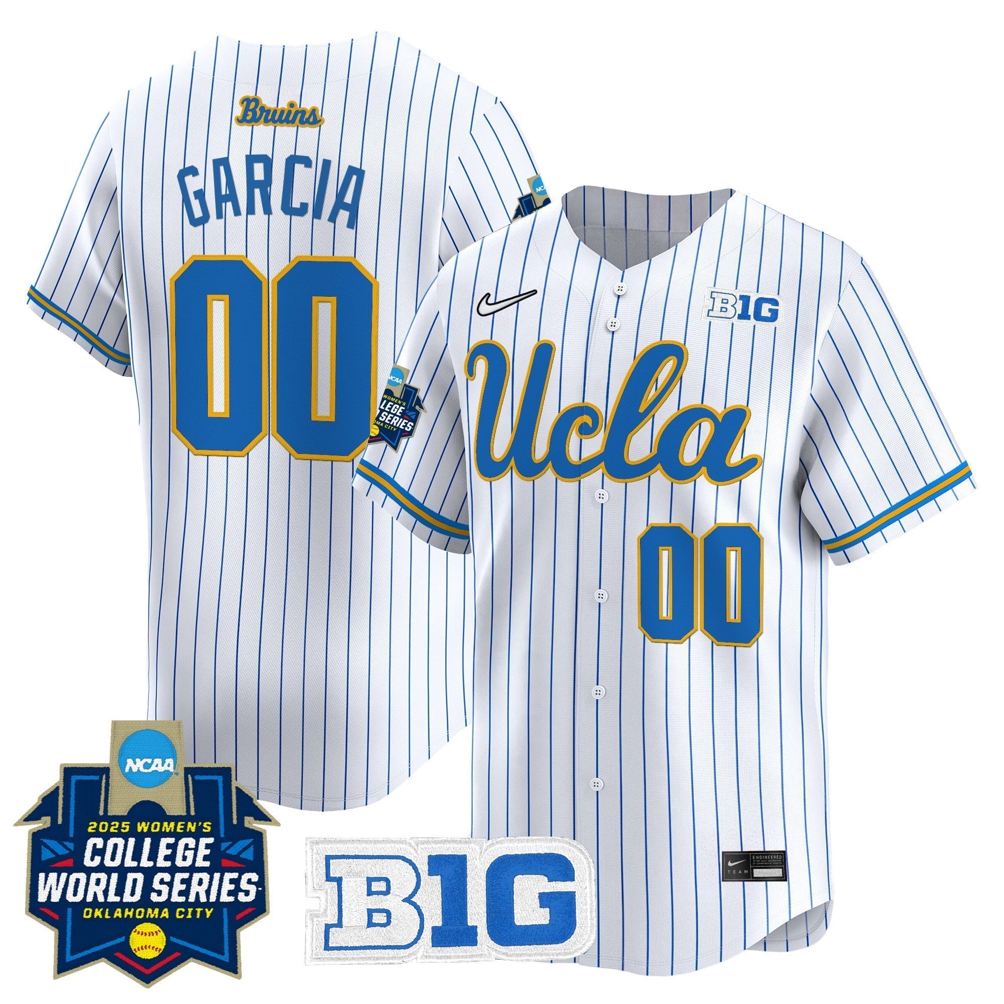 UCLA Softball 2025 World Series (WCWS) Vapor Premier Limited Jersey - Stitched