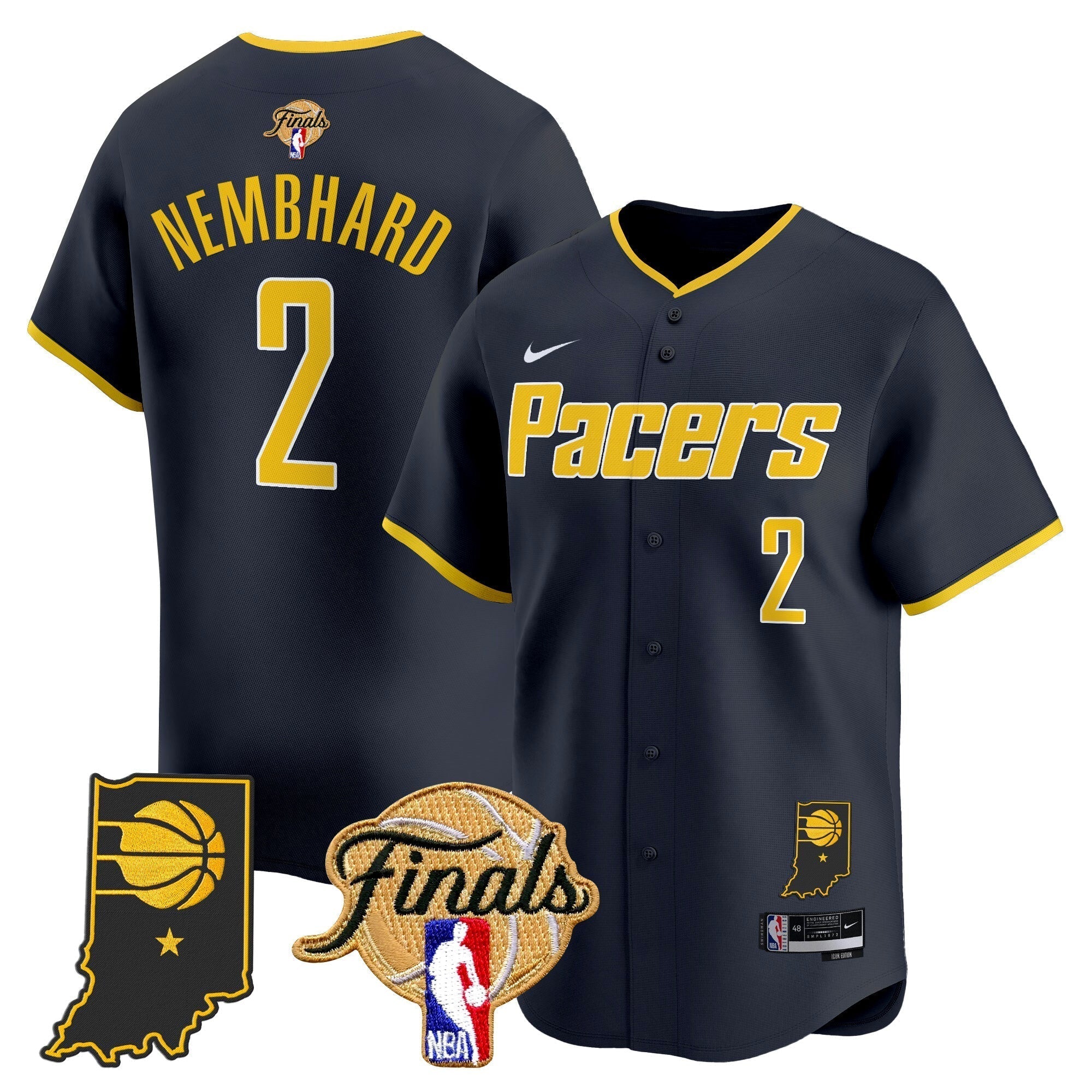 IND 2025 Finals Vapor Baseball Jersey - Stitched
