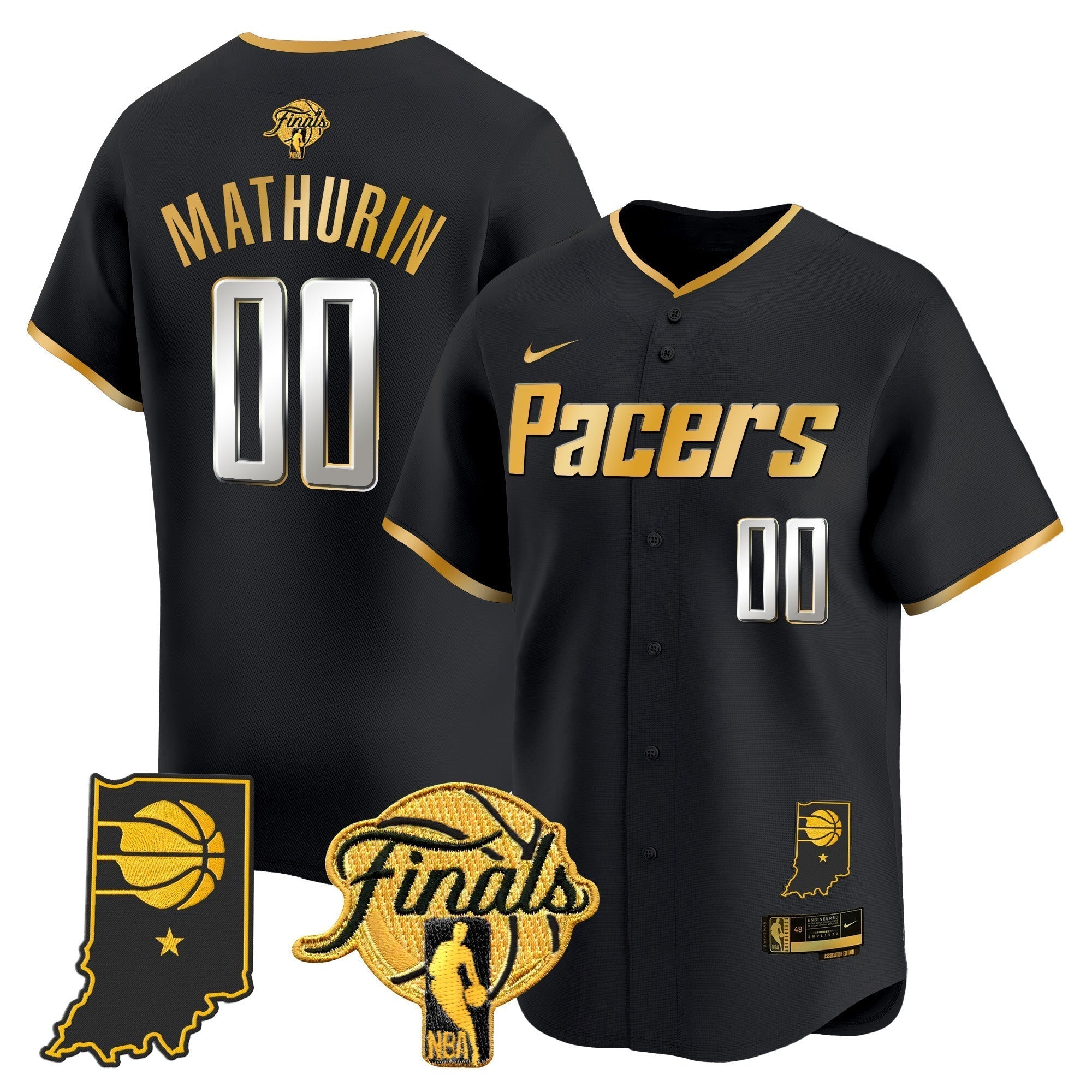 IND 2025 Finals Vapor Baseball Jersey - Stitched