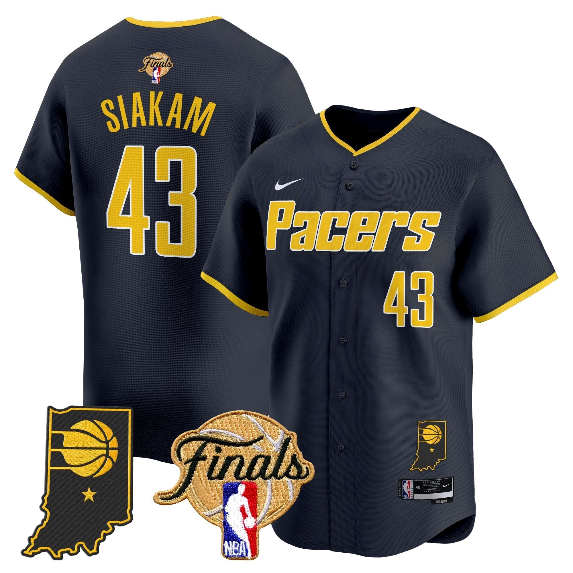 IND 2025 Finals Vapor Baseball Jersey - Stitched